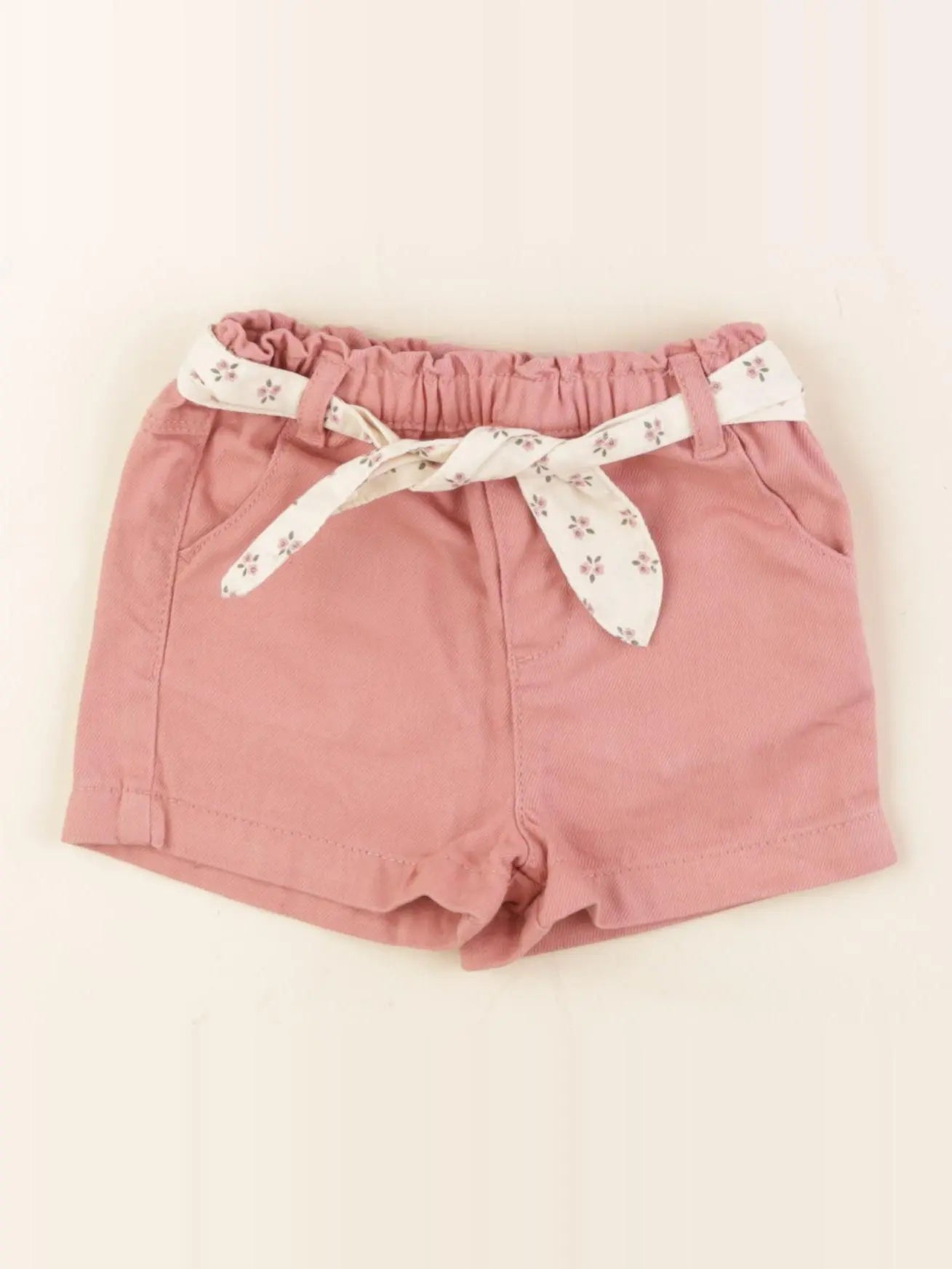 Vertbaudet - short rose - 9 mois