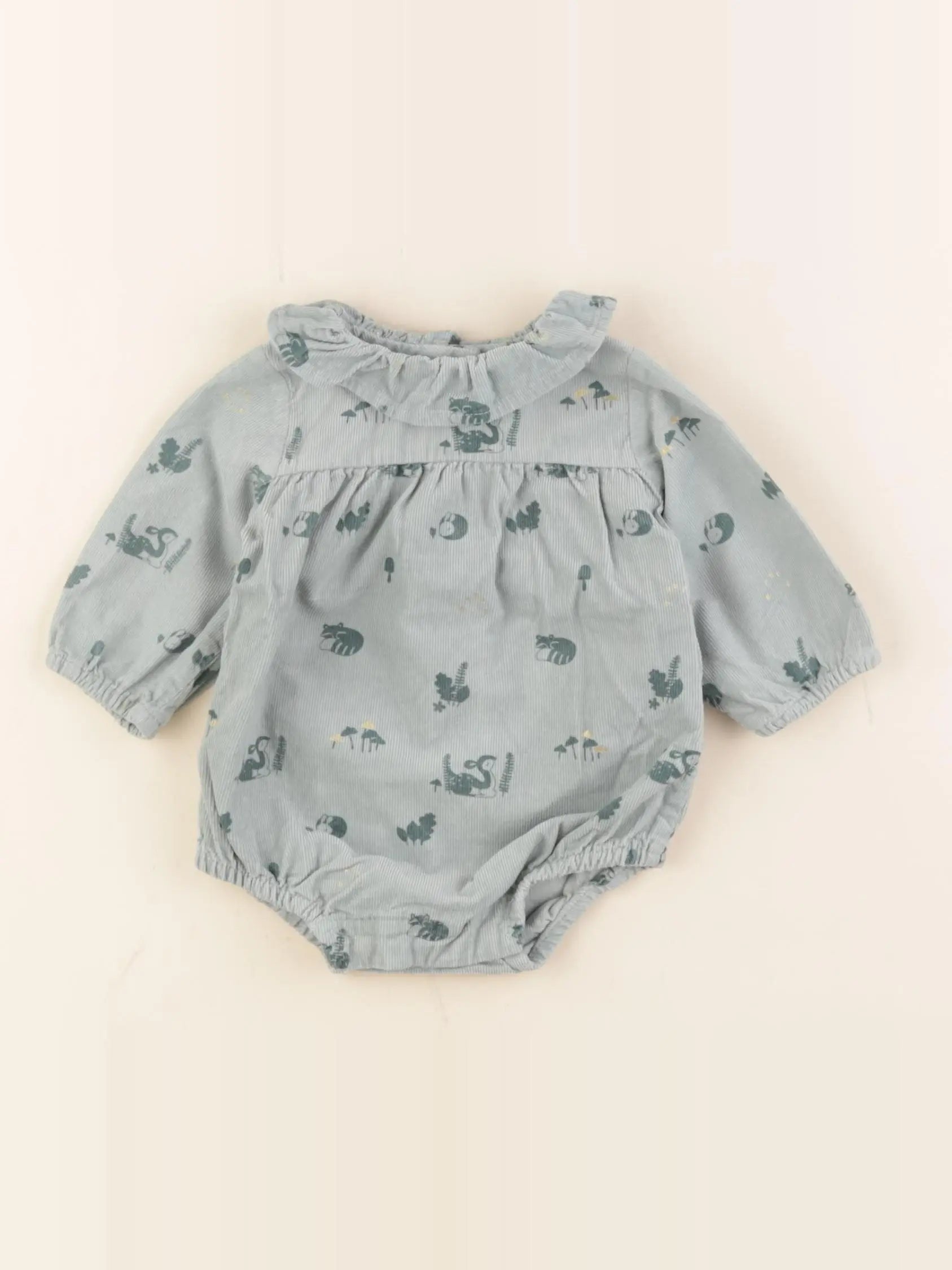 Vertbaudet - combinaison vert - 1 mois