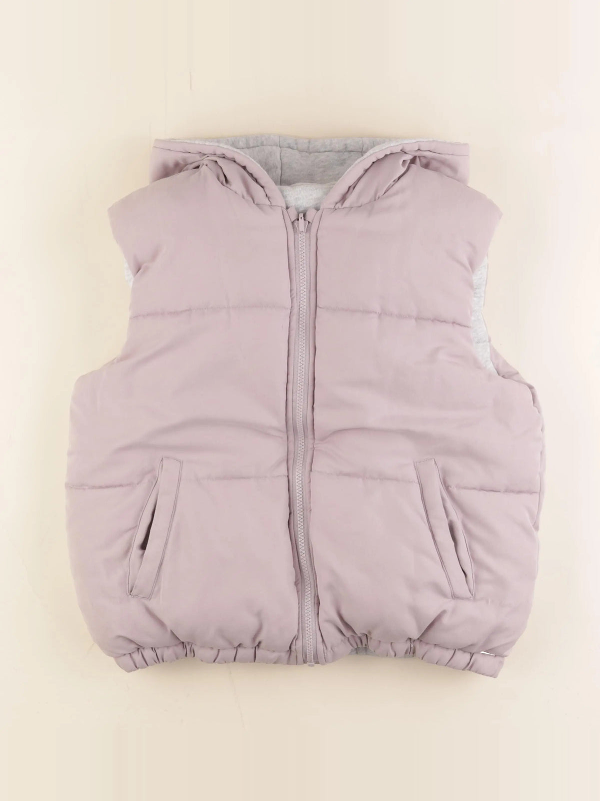 IKKS - doudoune rose, gris - 16 ans