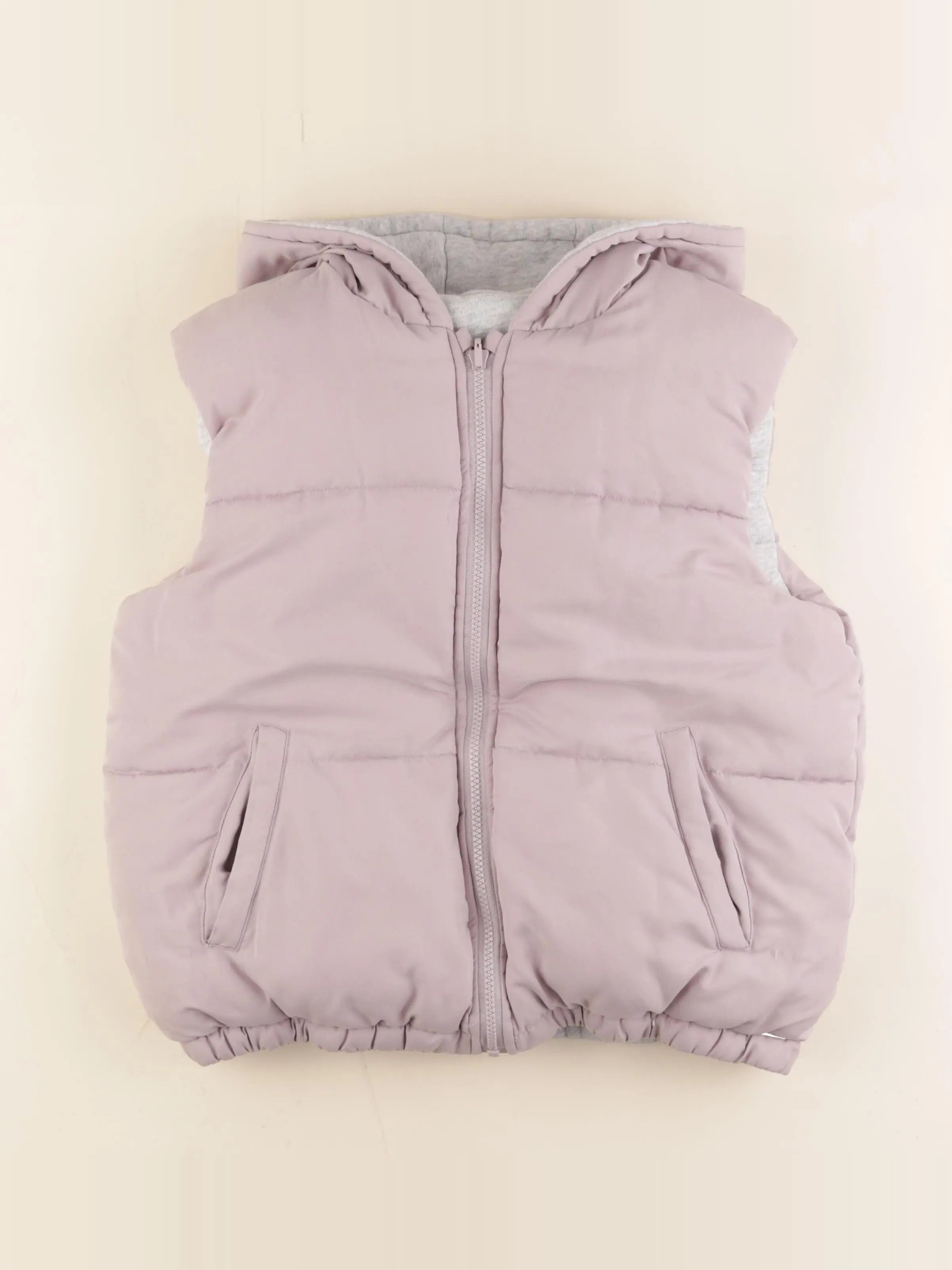 IKKS - doudoune rose, gris - 16 ans