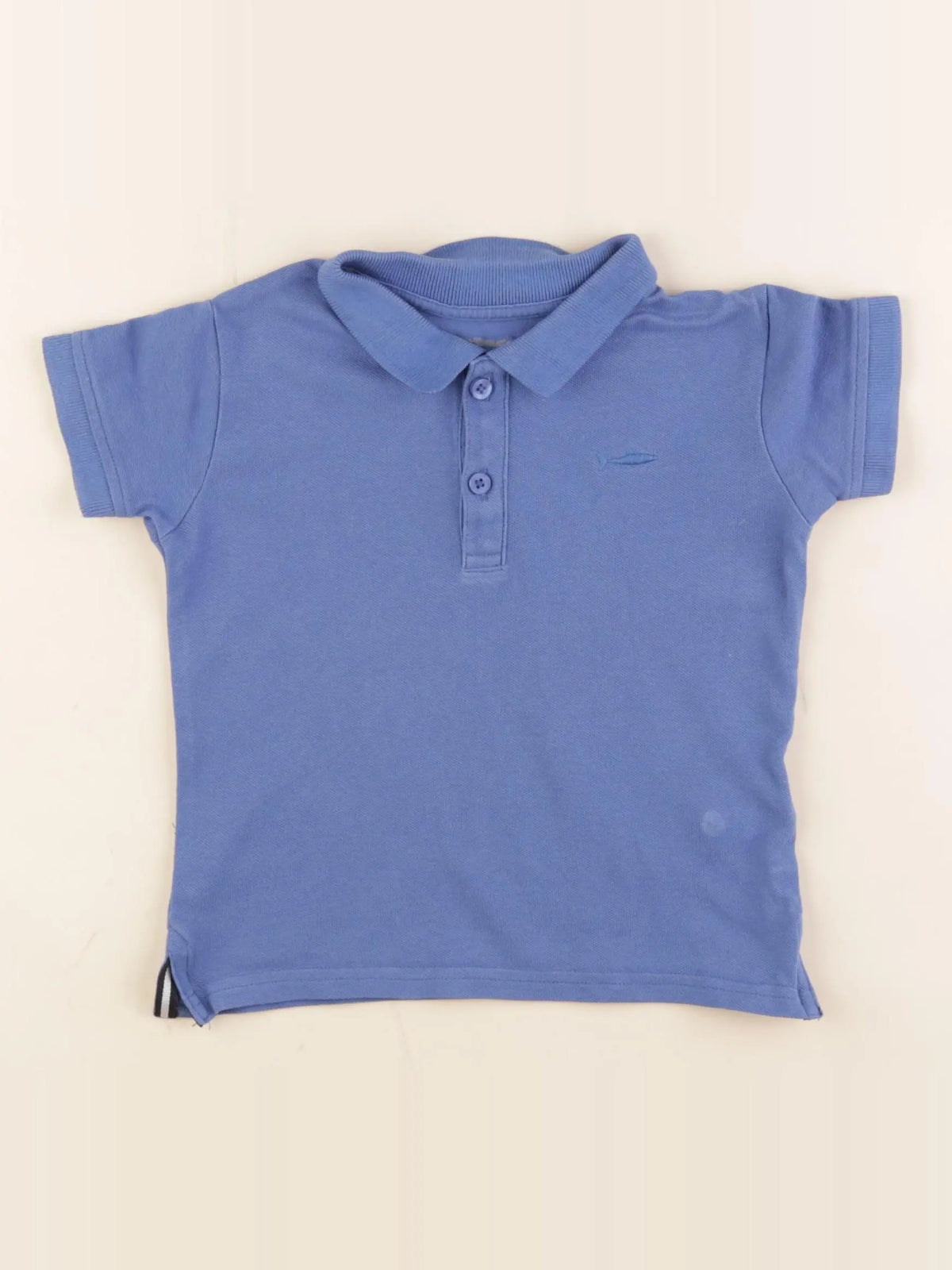 Vertbaudet - polo bleu - 3 ans