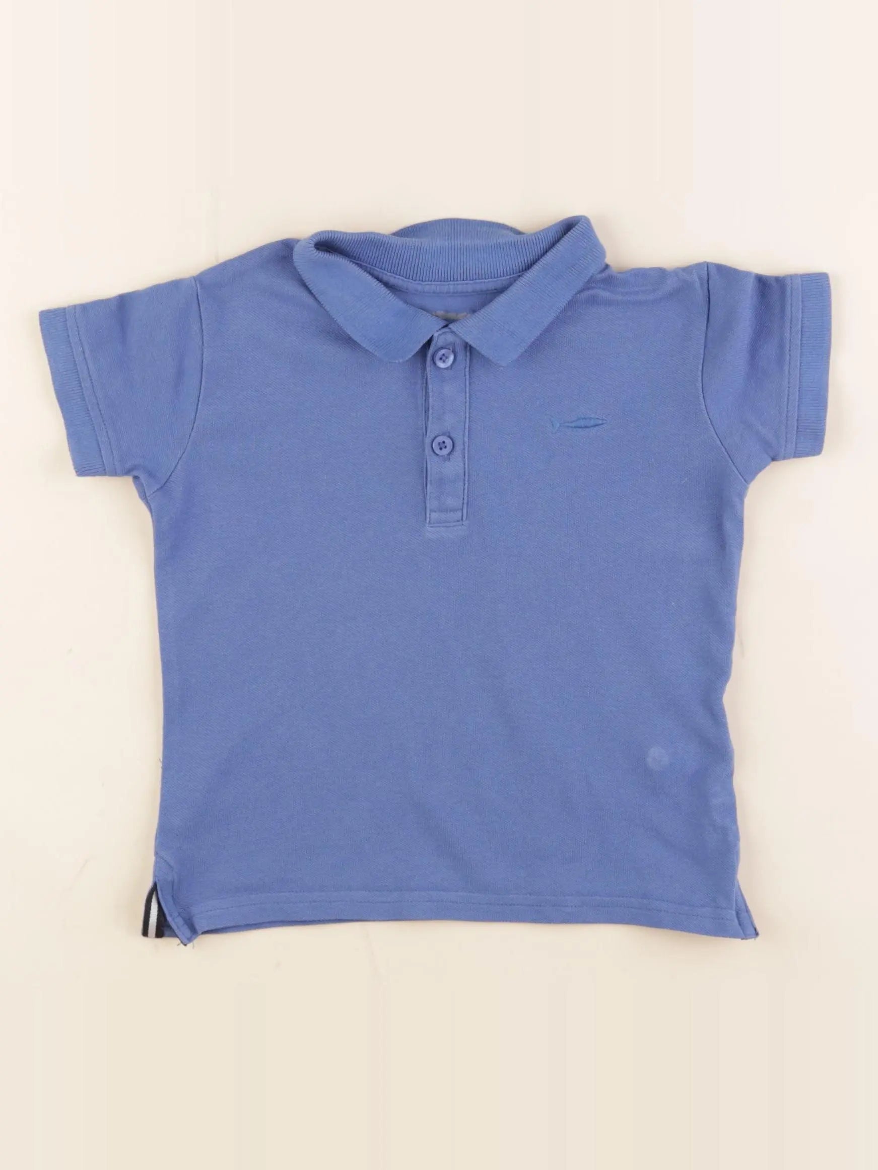 Vertbaudet - polo bleu - 3 ans
