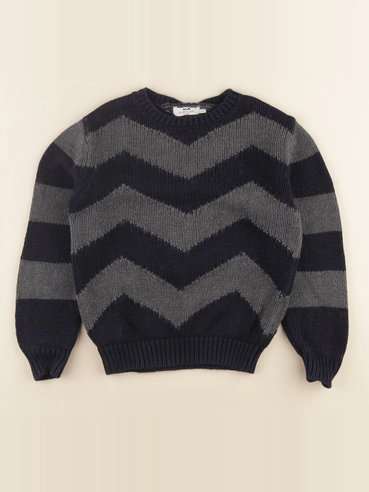 Cyrillus - pull bleu - 8 ans