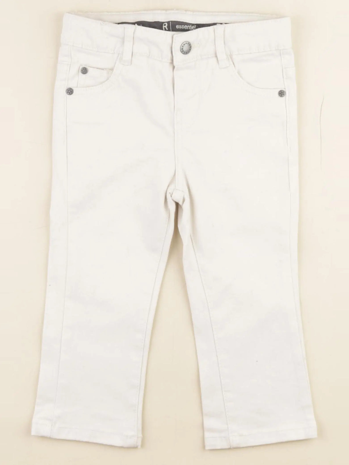 La Redoute - pantalon blanc - 18 mois