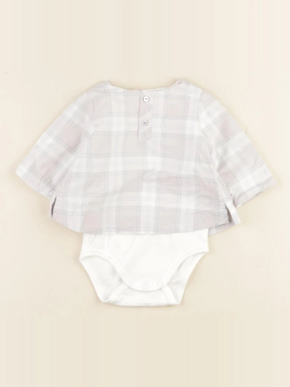 Jacadi - body blouse blanc - 3 mois