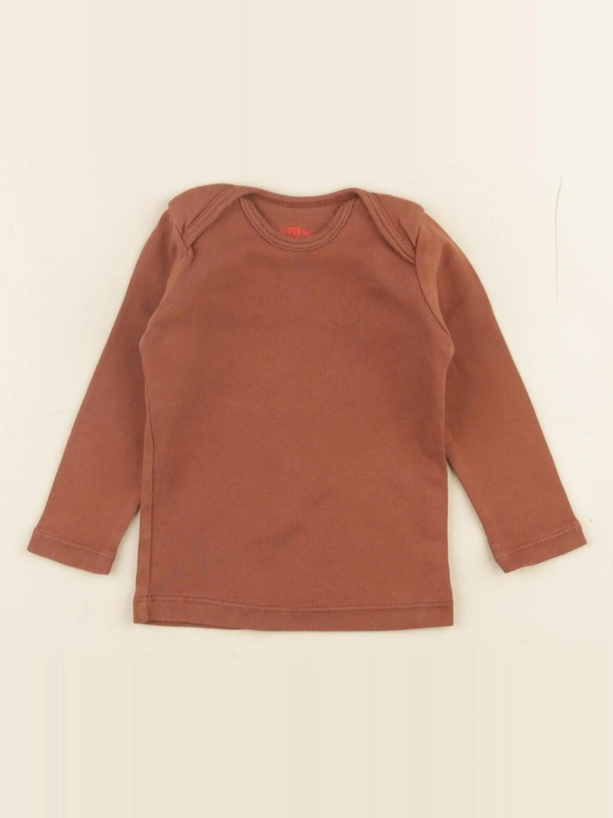 Bonton - tee-shirt marron - 6 mois