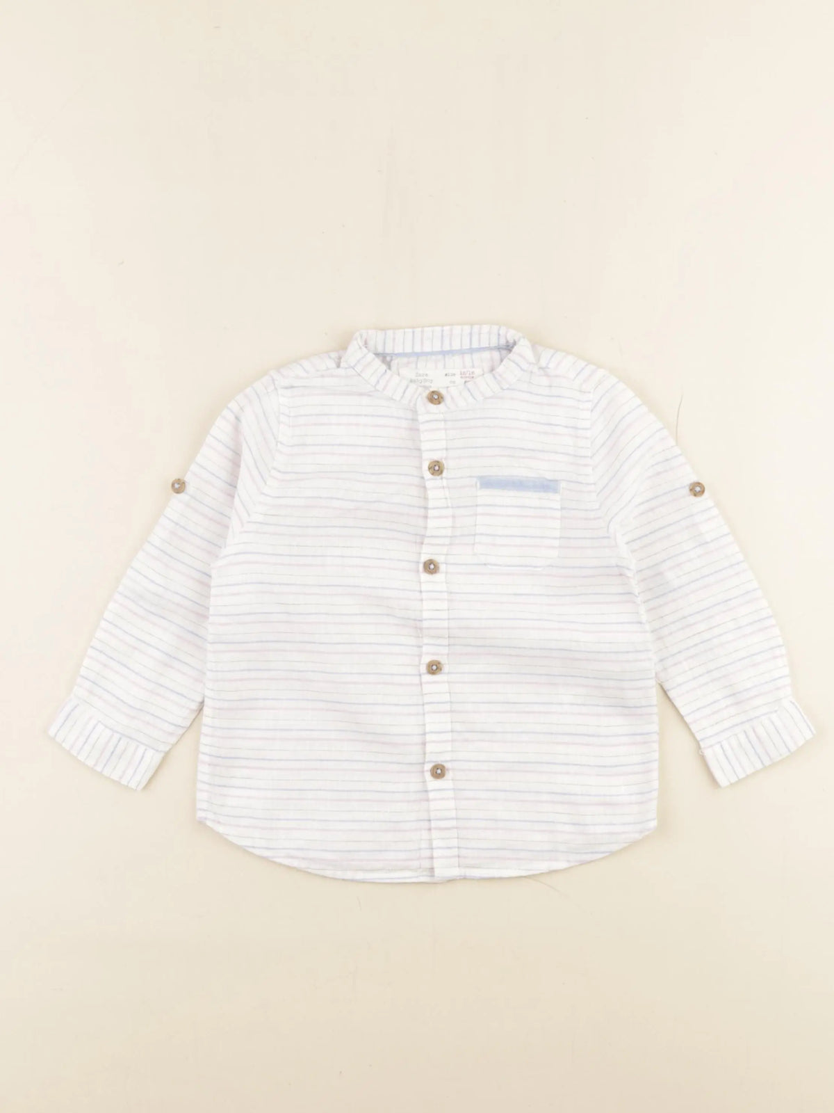 Zara - chemise multicolore - 12/18 mois