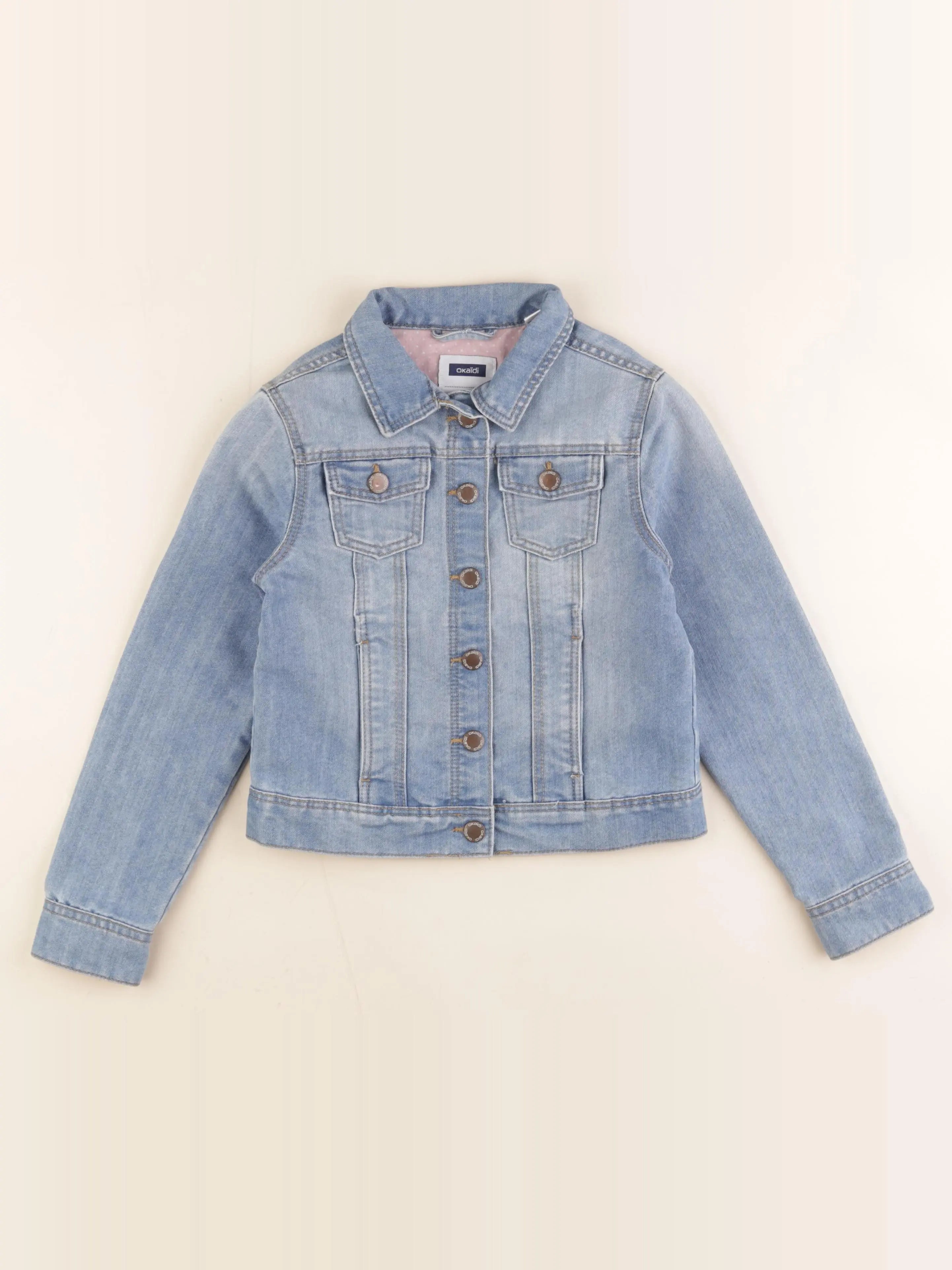 Vertbaudet - veste bleu - 8 ans