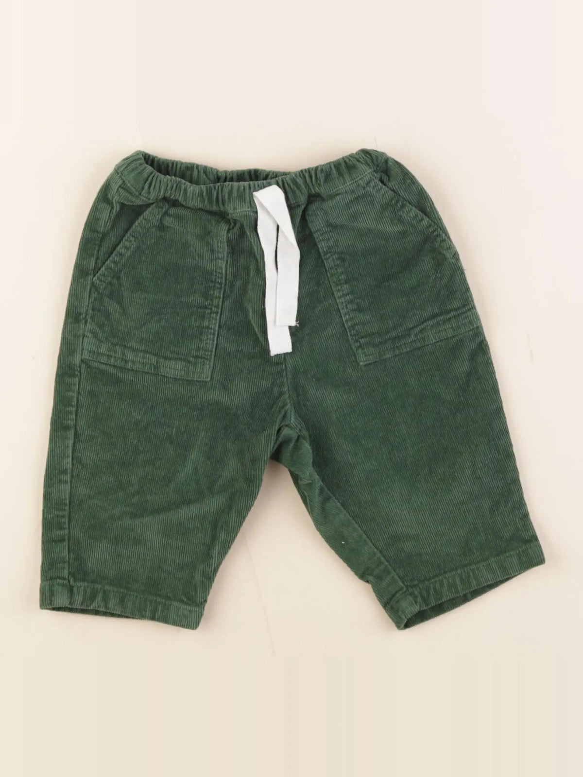 Petit Bateau - pantalon vert - 6 mois