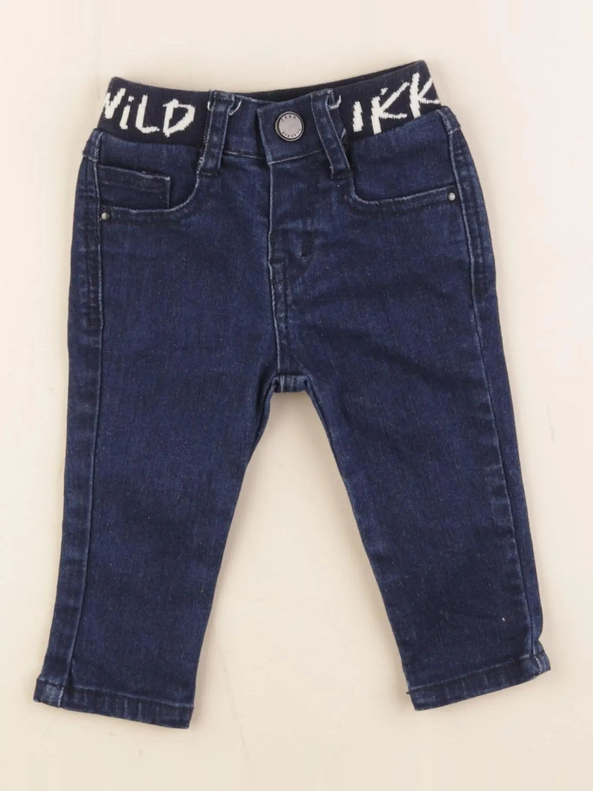 IKKS - jean bleu - 6 mois