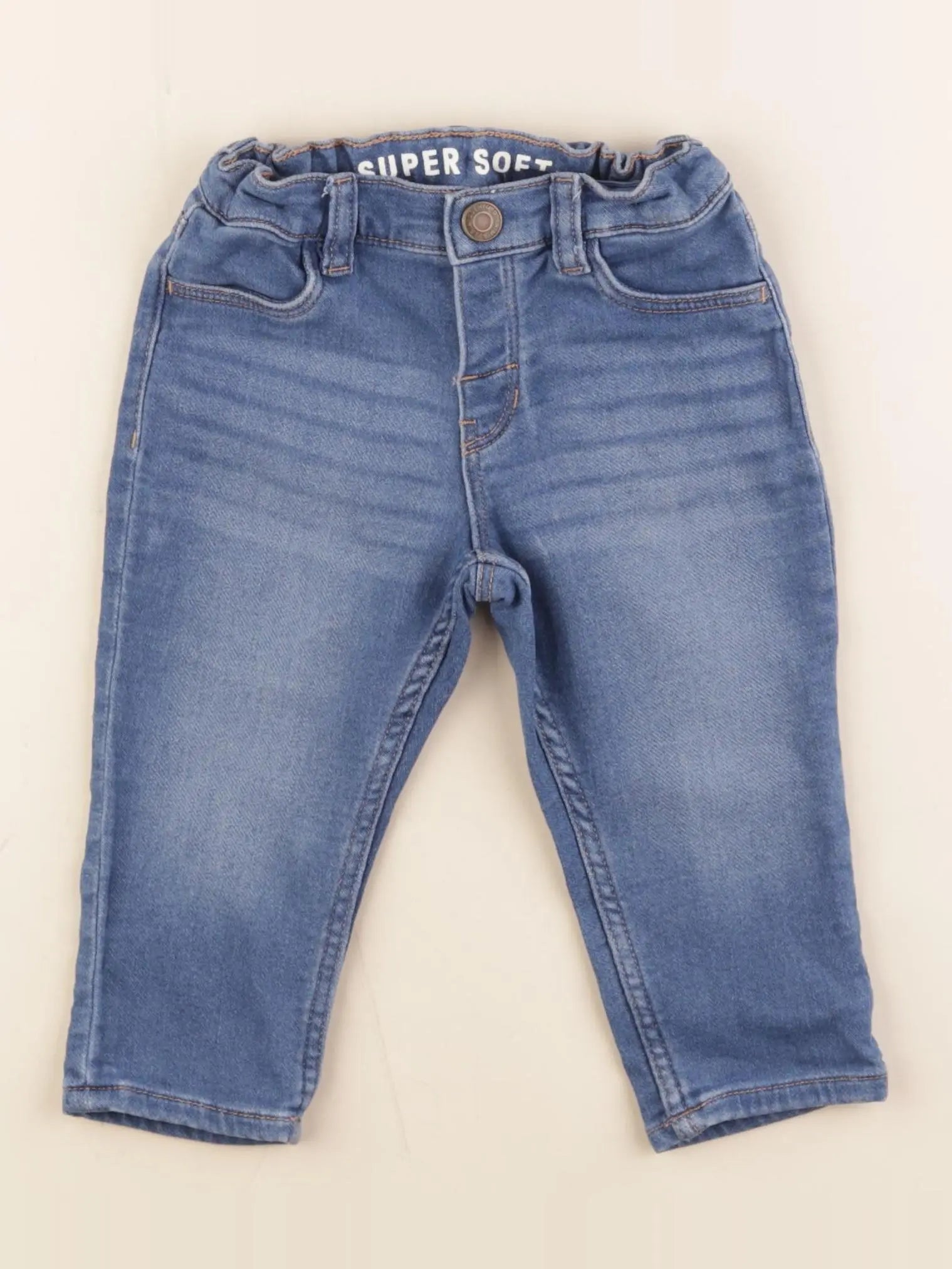 H&M - jean bleu - 12 mois