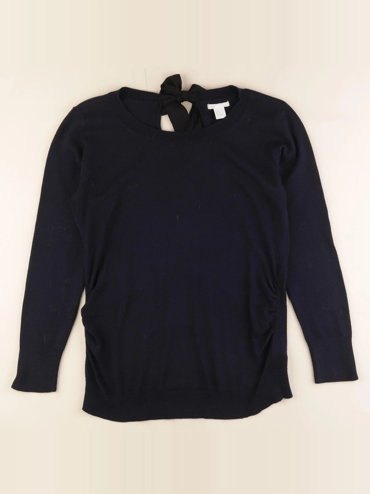 H&M - pull grossesse bleu - m