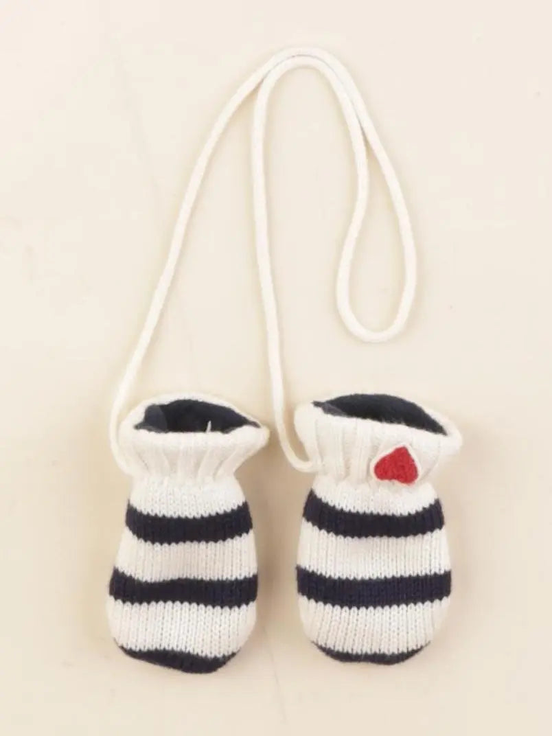 Petit Bateau - moufles blanc - 0/3 mois