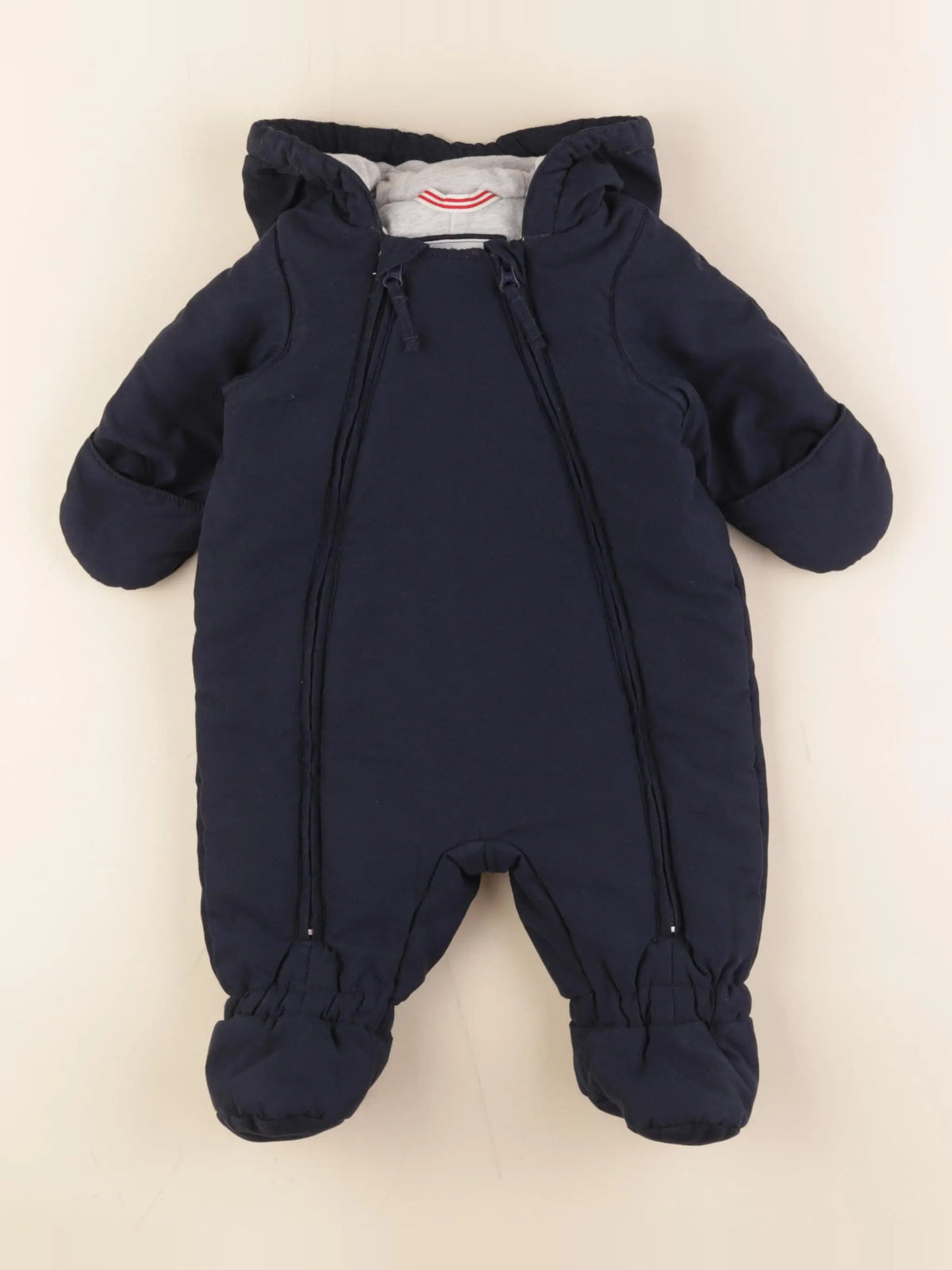 Petit Bateau - combi-pilote bleu - 3 mois