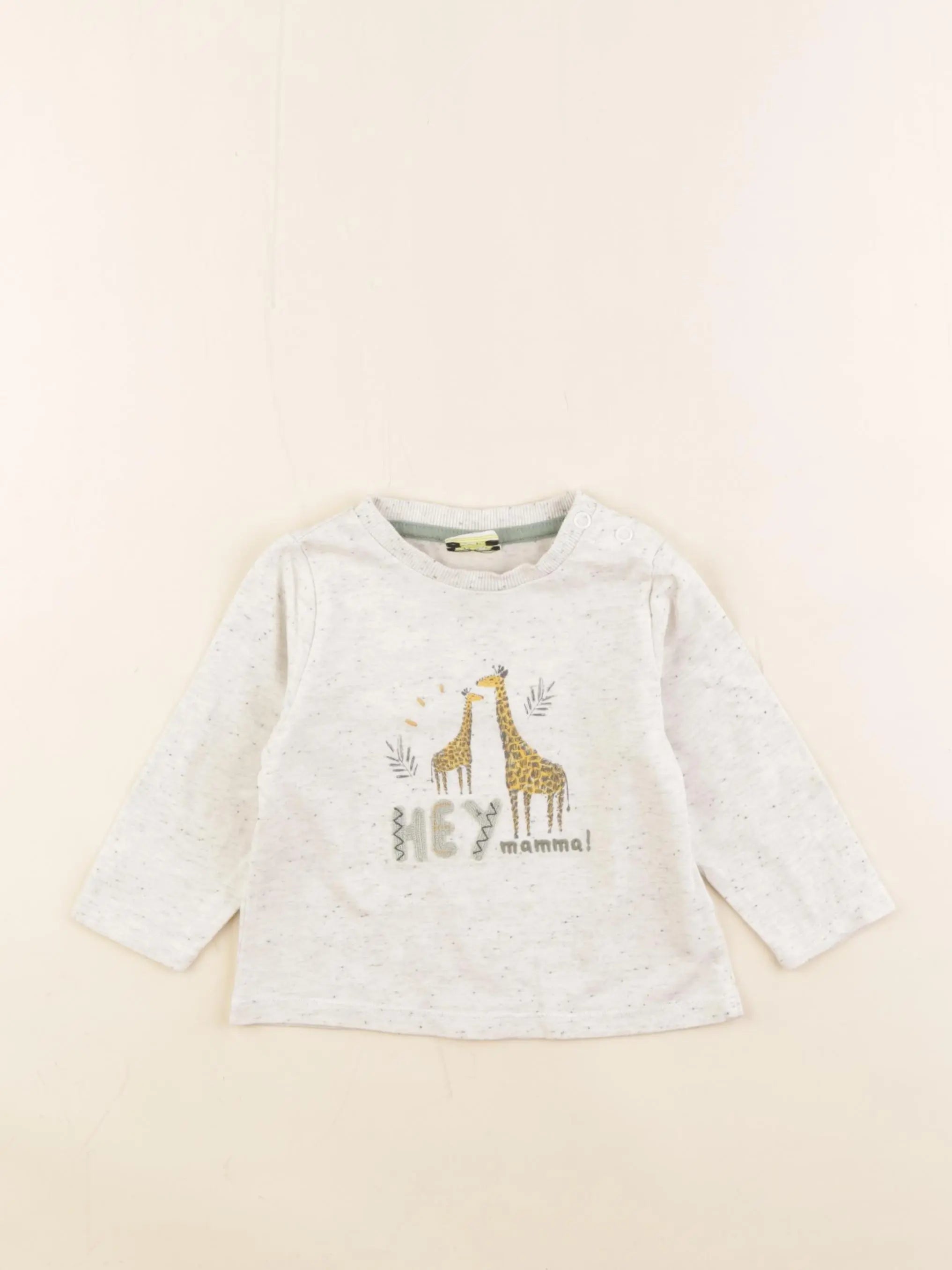 Tape à l'oeil - tee-shirt gris - 6 mois