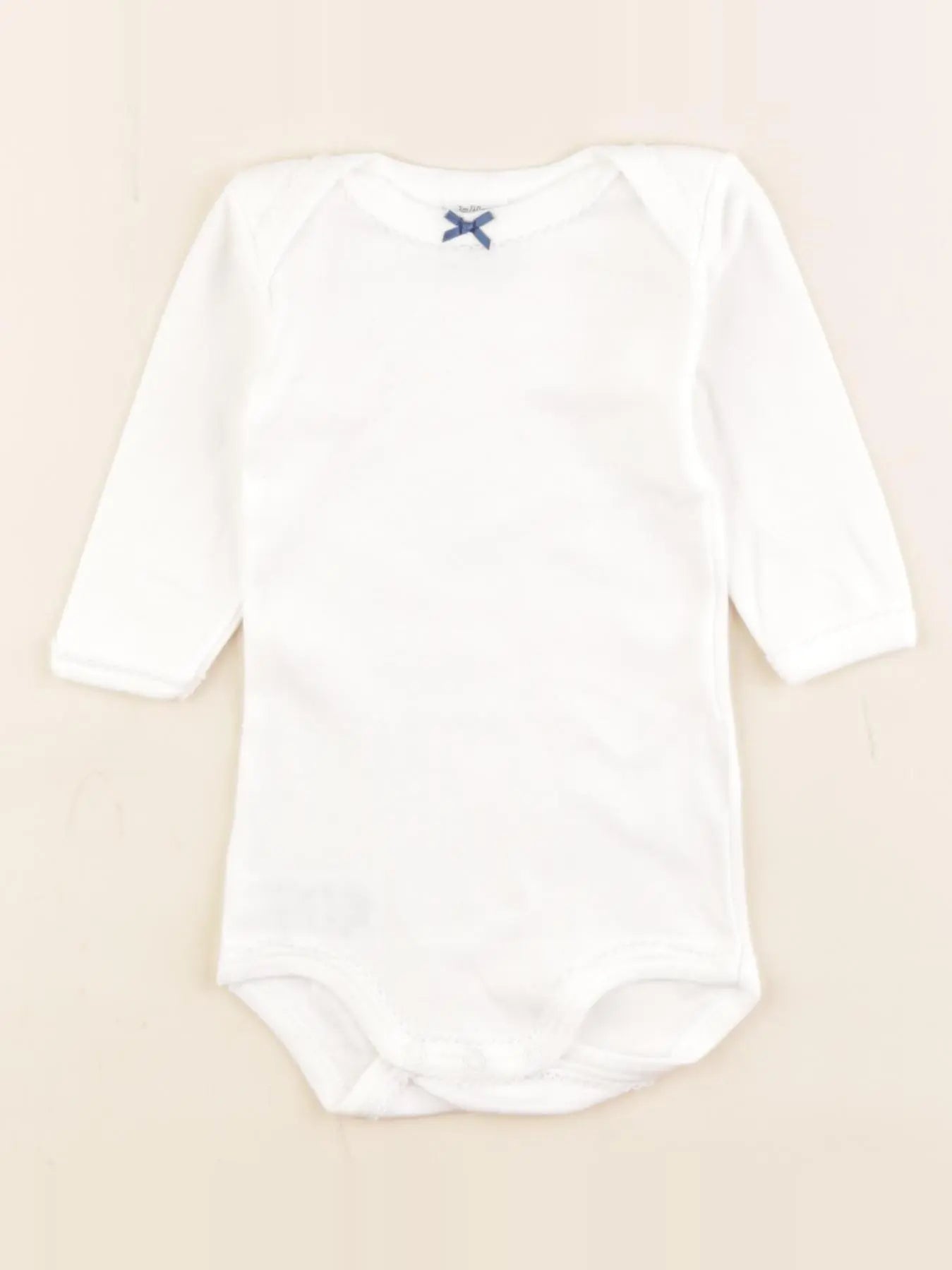 Petit Bateau - body blanc - 3 mois