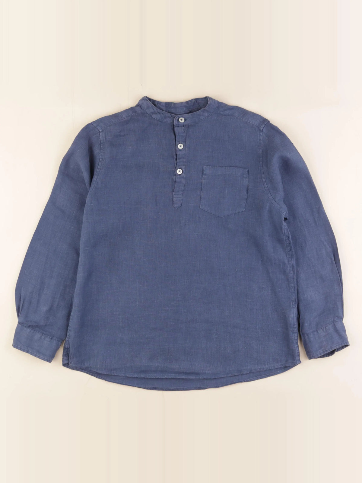 Monoprix - chemise bleu - 10 ans