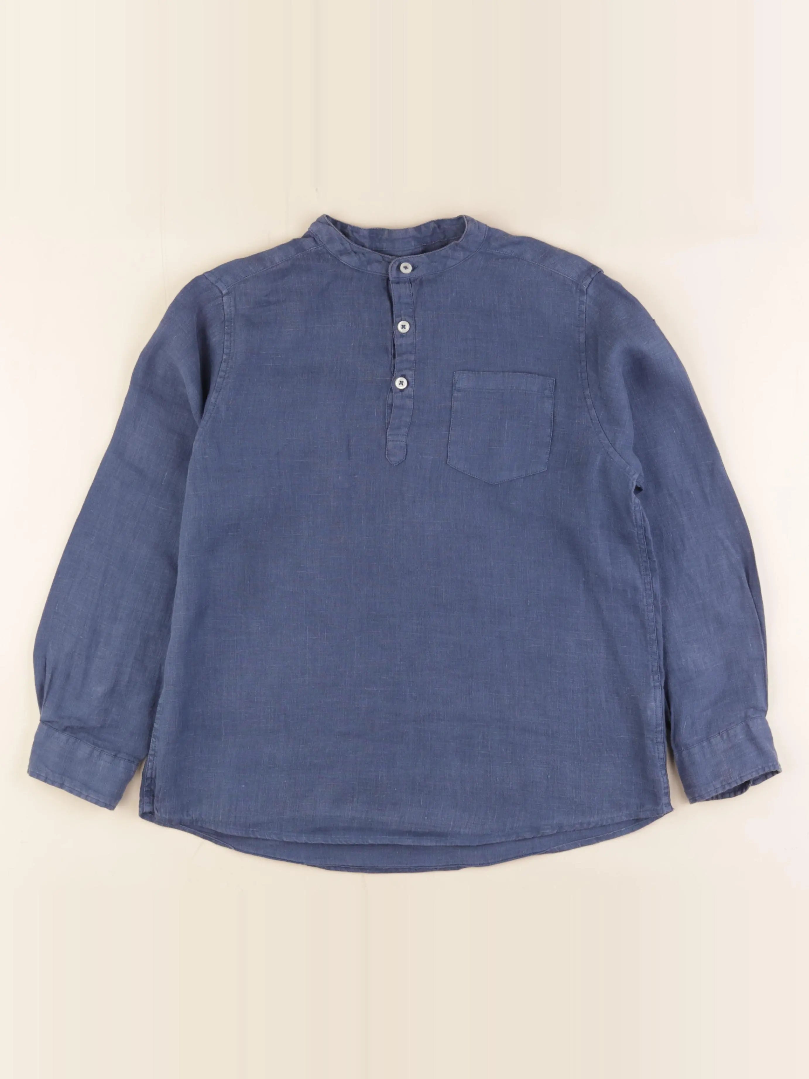 Monoprix - chemise bleu - 10 ans