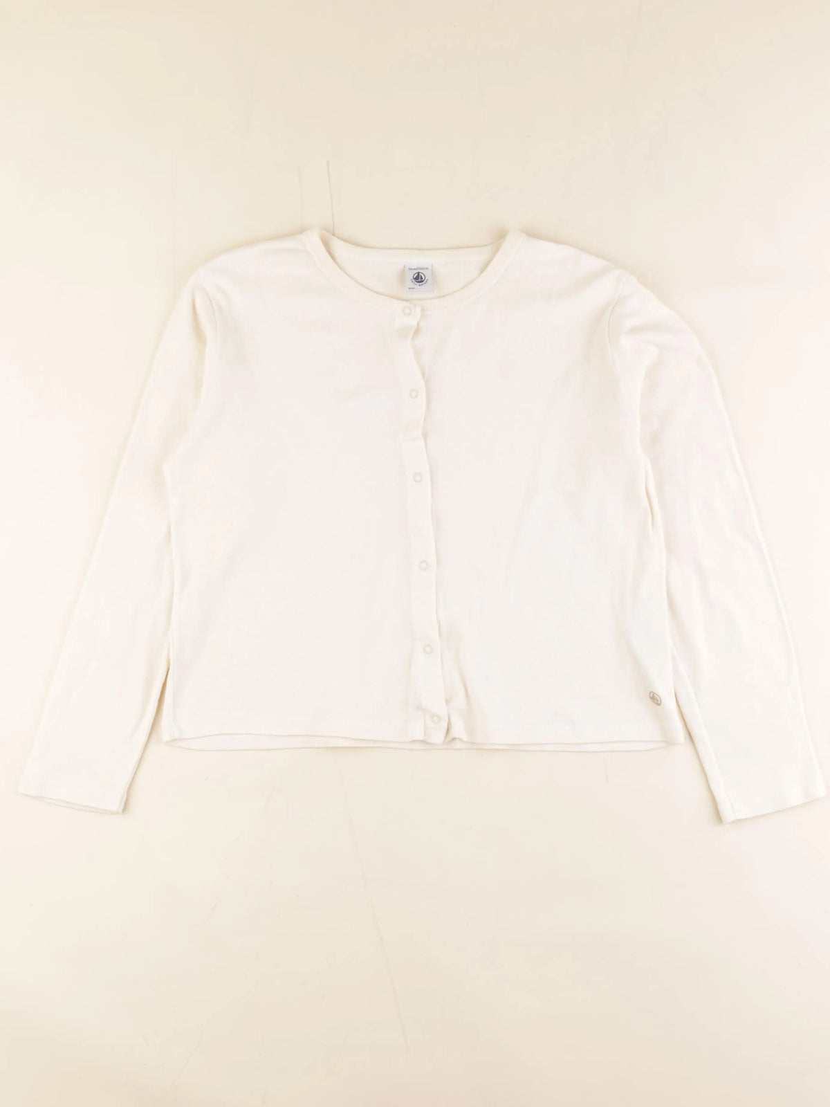 Petit Bateau - tee-shirt beige - 10 ans