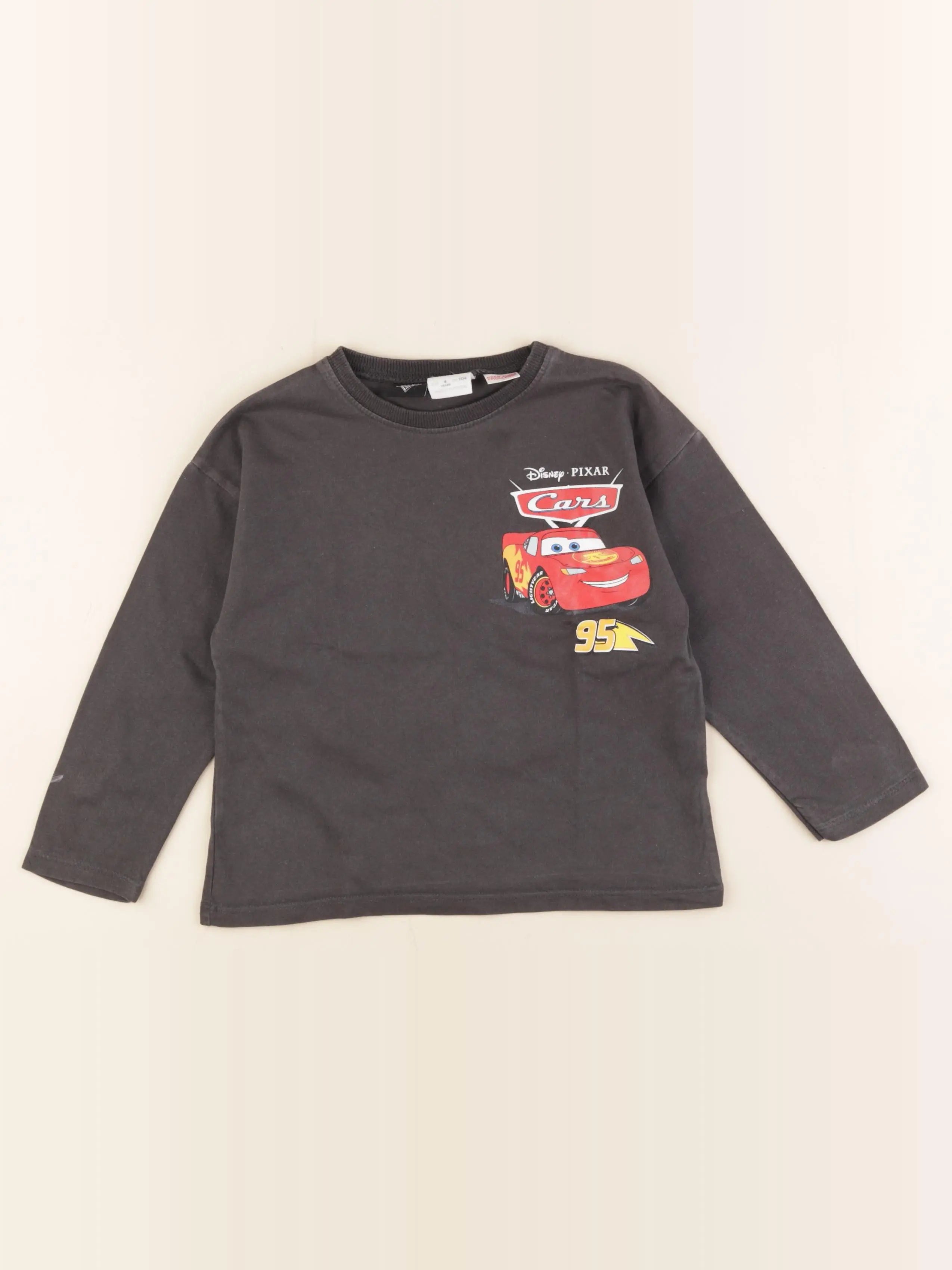 Zara - tee-shirt imprimé au dos gris - 3/4 ans