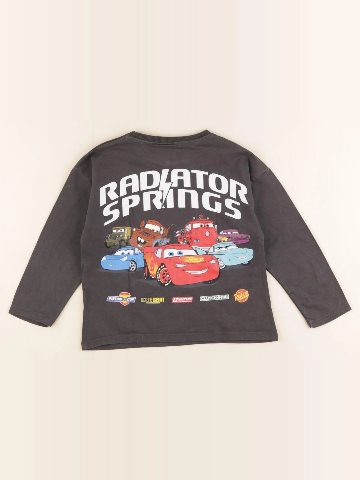 Zara - tee-shirt imprimé au dos gris - 3/4 ans