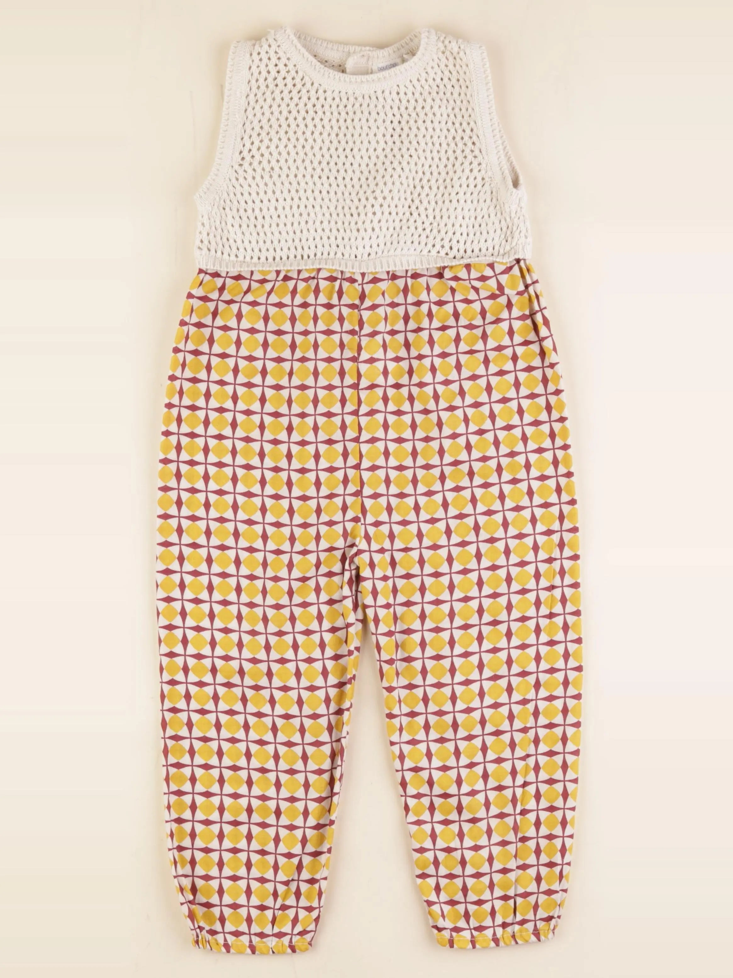 Boutchou - combinaison beige, jaune - 36 mois