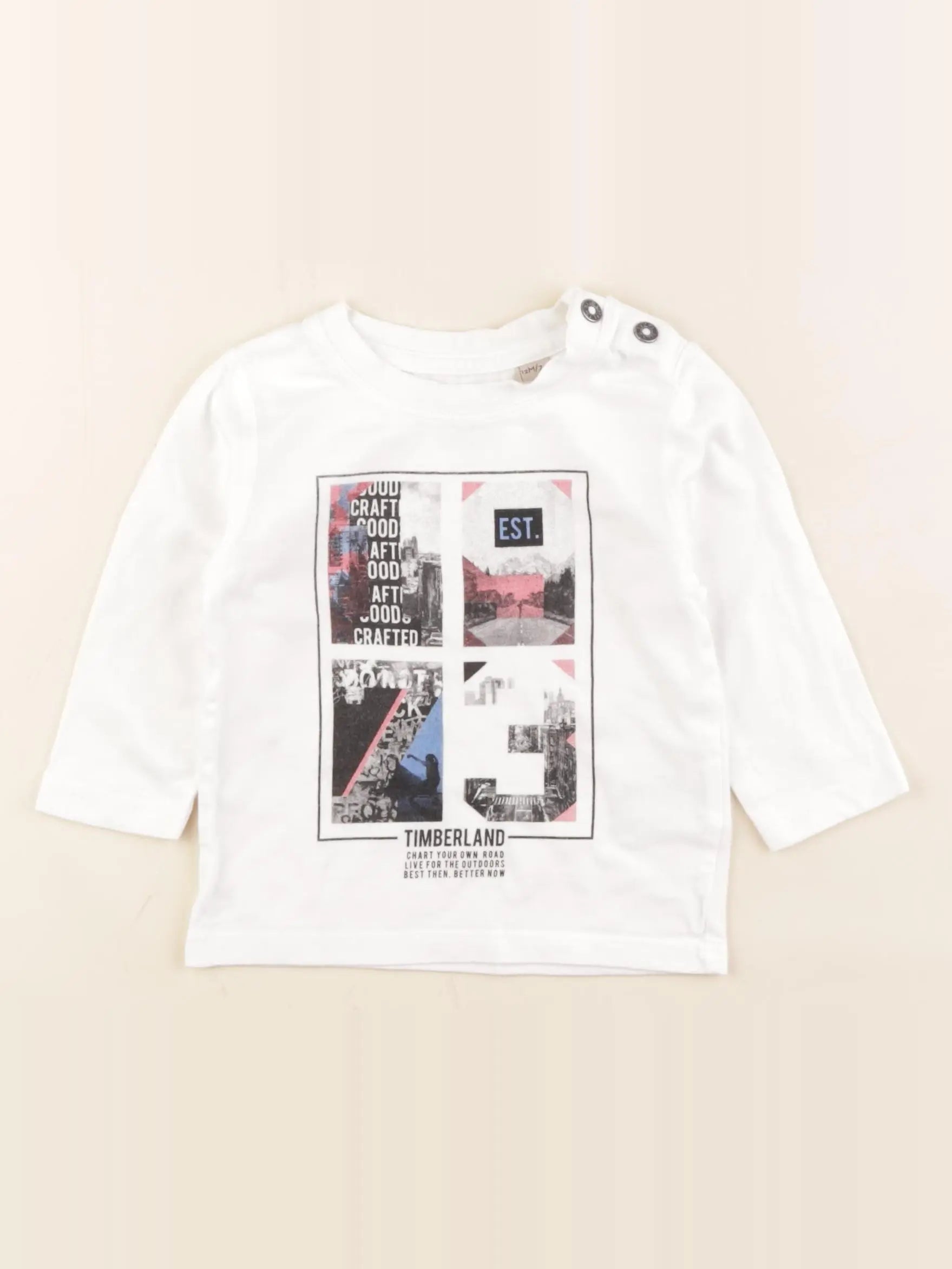 Timberland - tee-shirt blanc - 12 mois