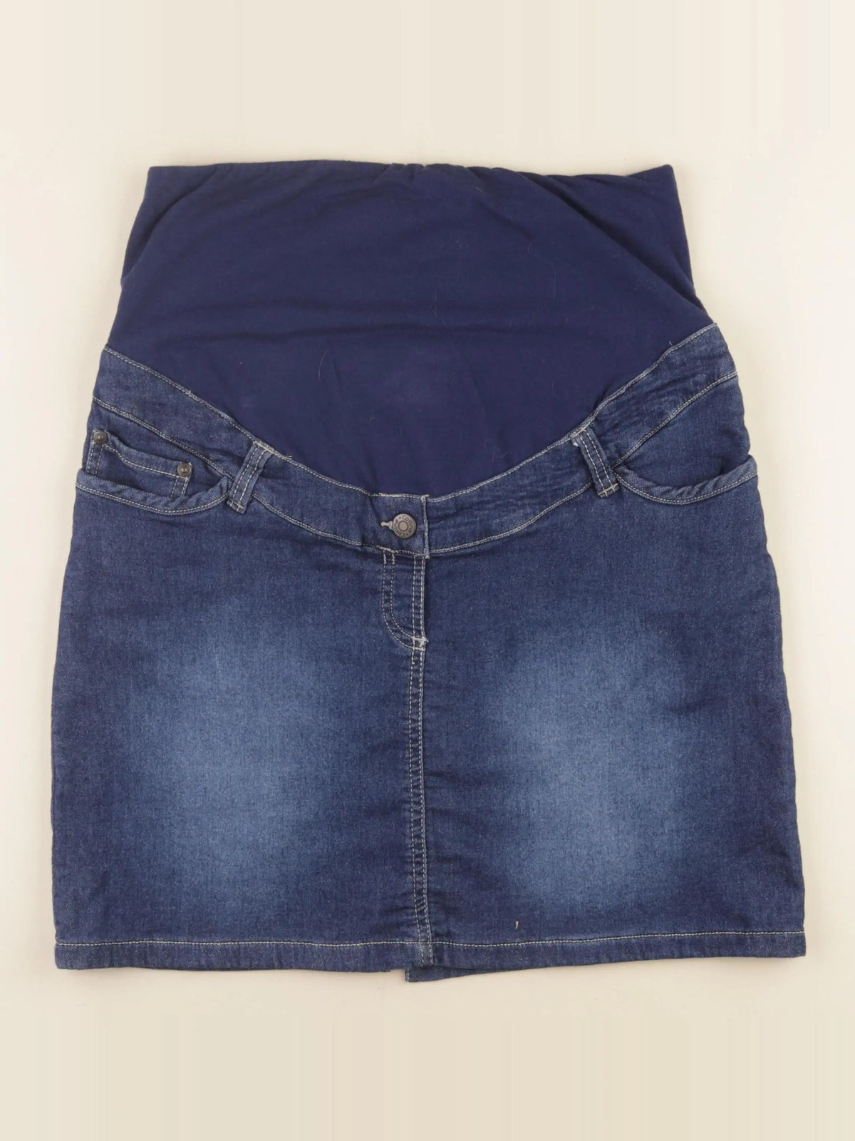 Vertbaudet - jupe grossesse bleu - 38