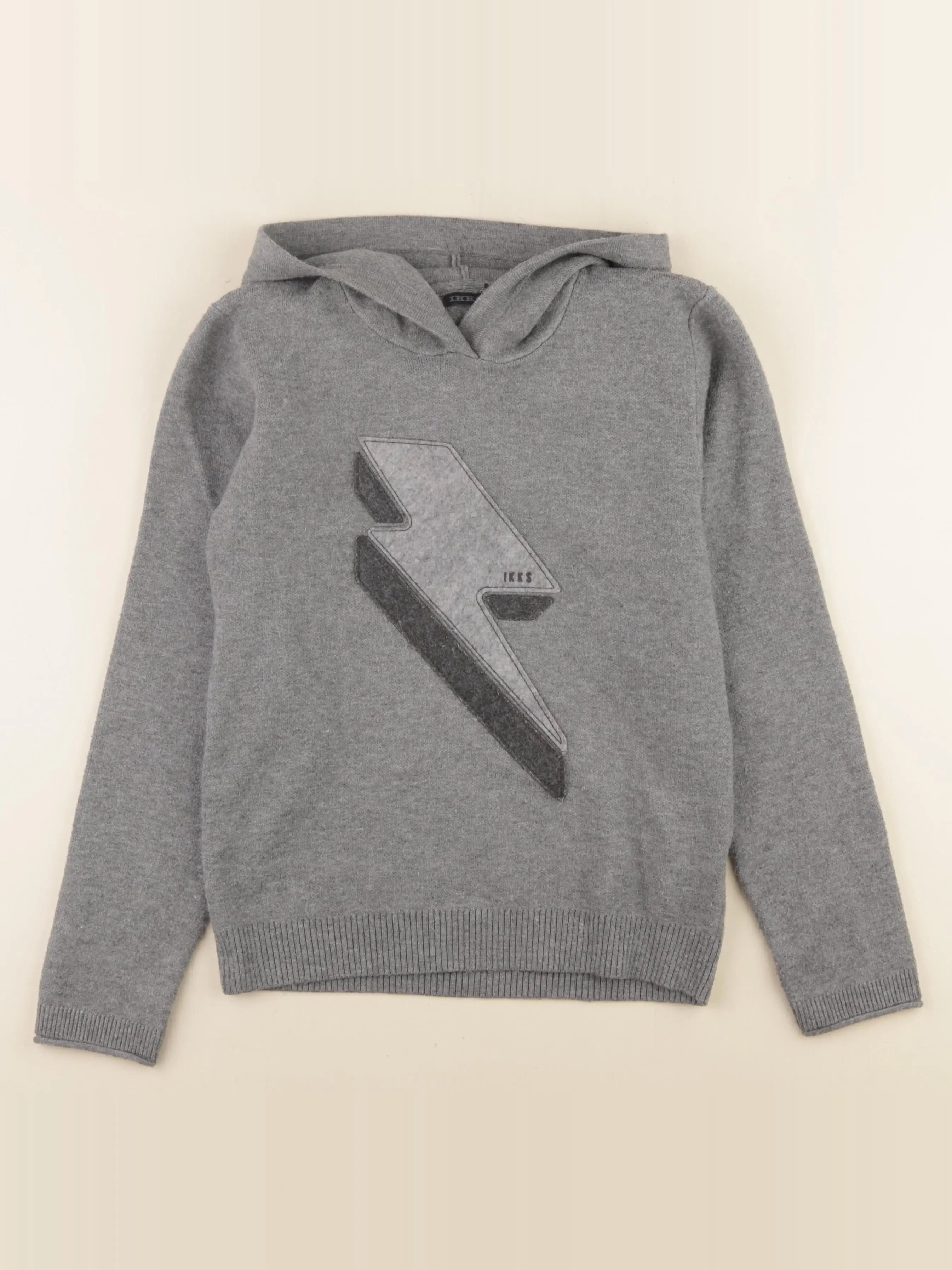 IKKS - pull gris - 10 ans