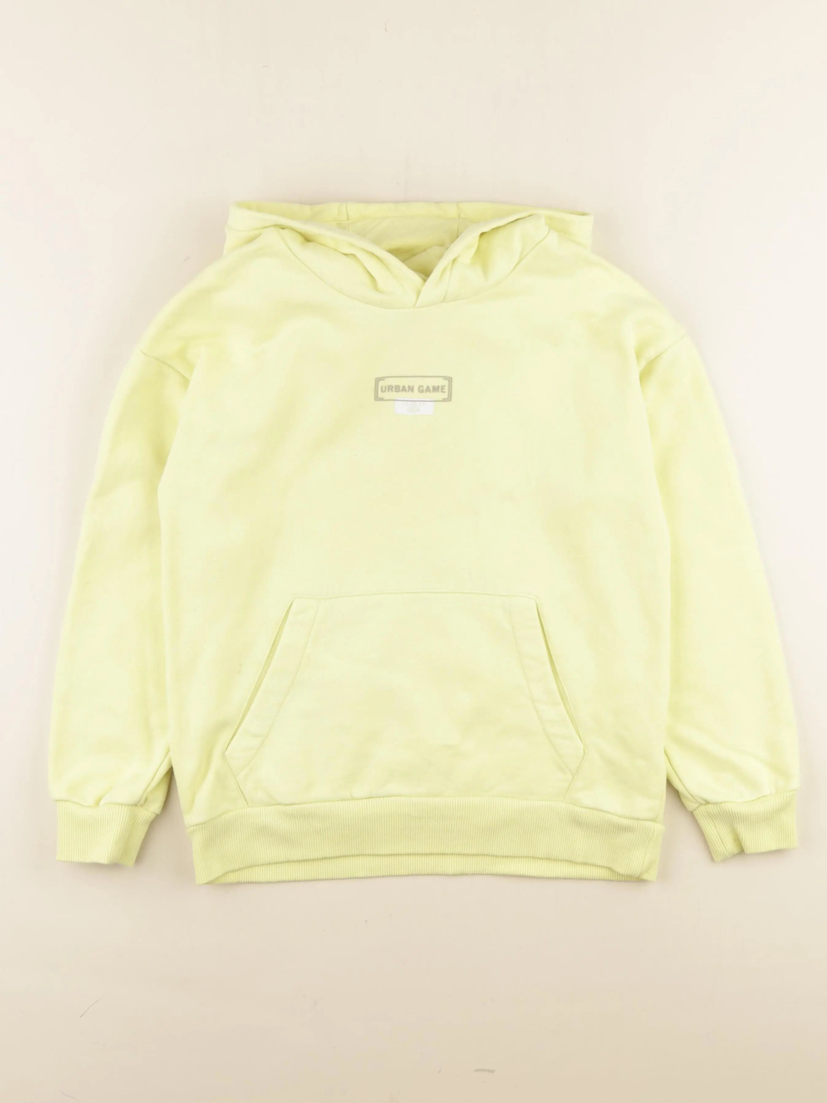 IKKS - sweat imprimé au dos jaune - 10 ans