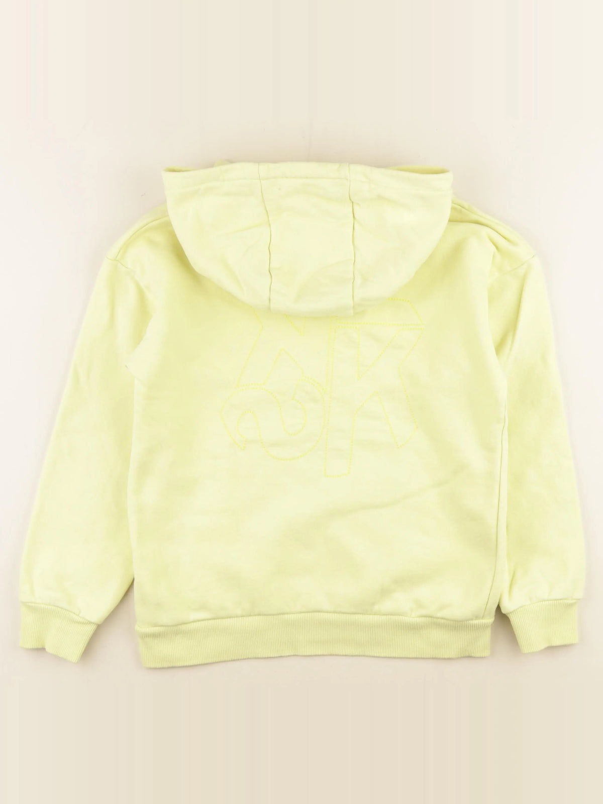 IKKS - sweat imprimé au dos jaune - 10 ans