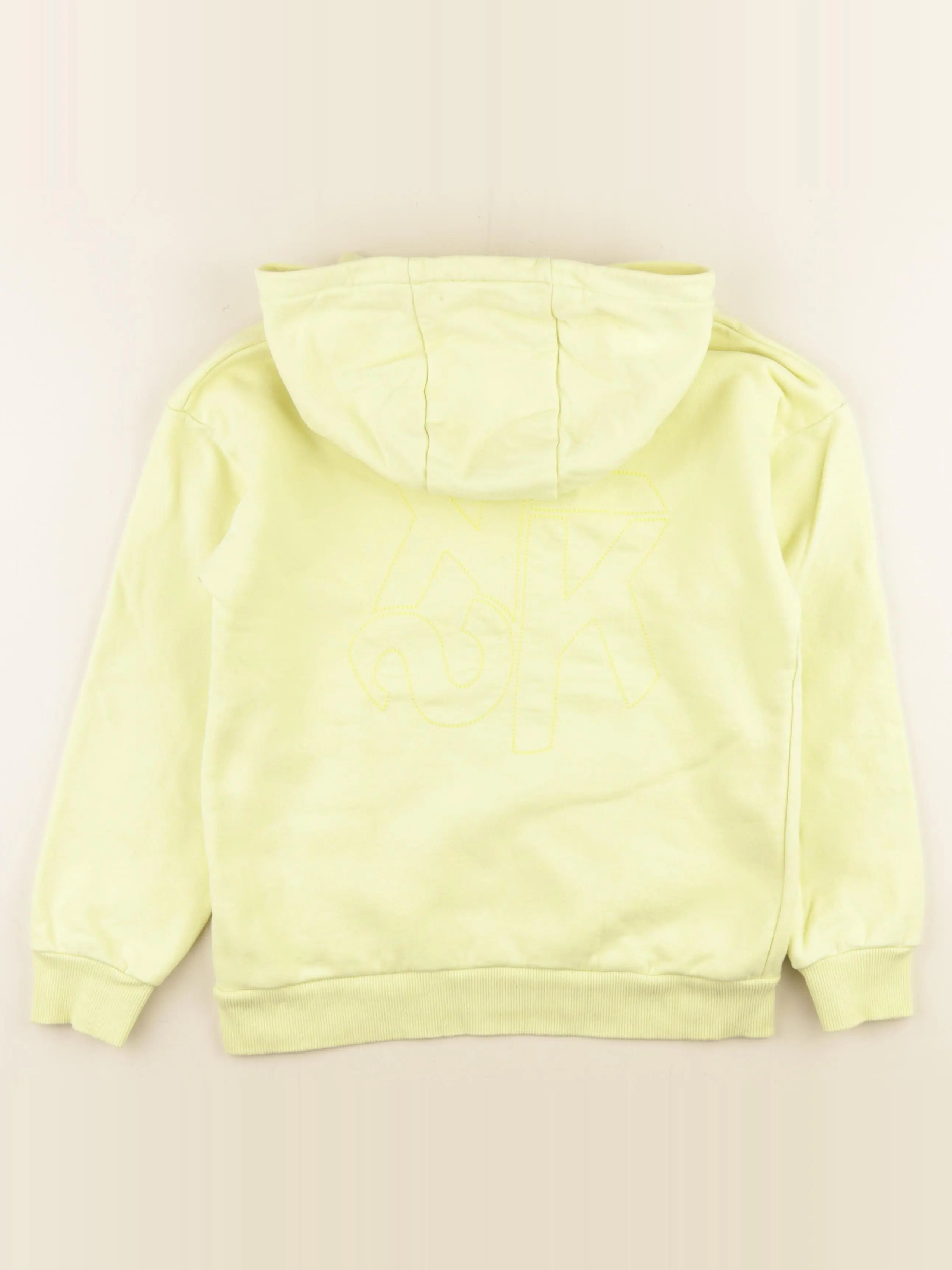 IKKS - sweat imprimé au dos jaune - 10 ans