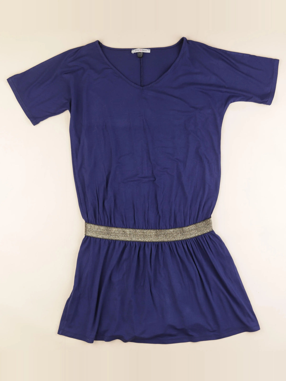 Envie de fraise - robe grossesse bleu - 38 à 40