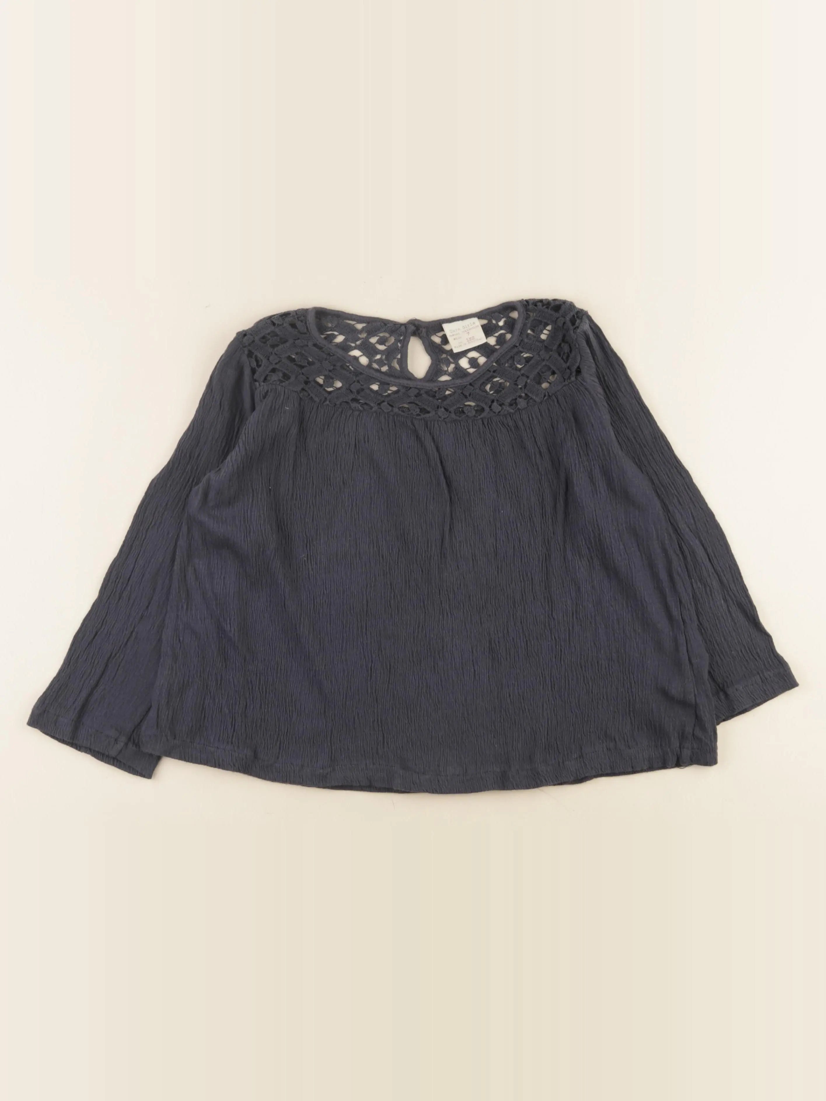 Zara - tee-shirt gris - 7 ans