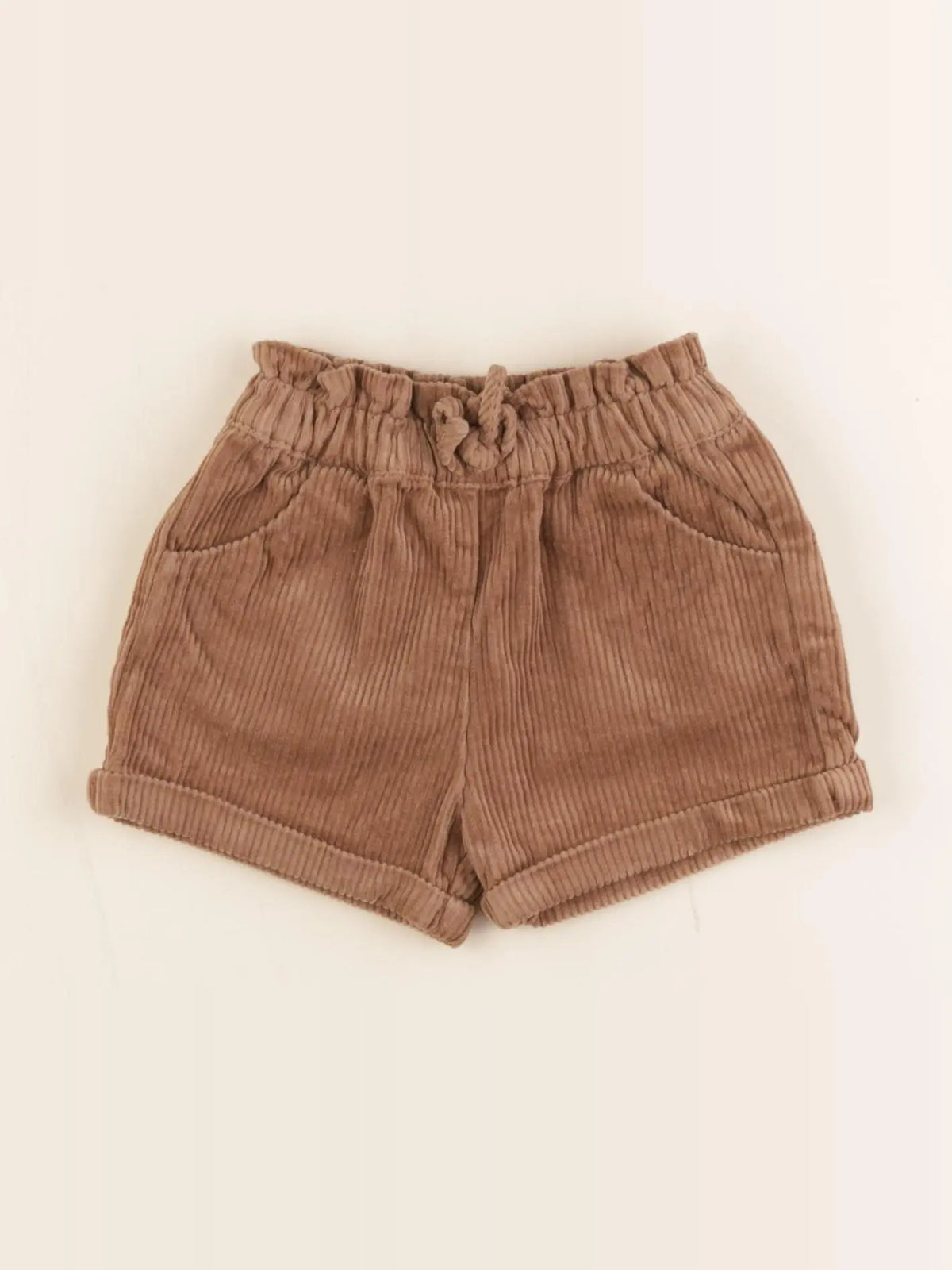 Vertbaudet - short marron - 6 mois