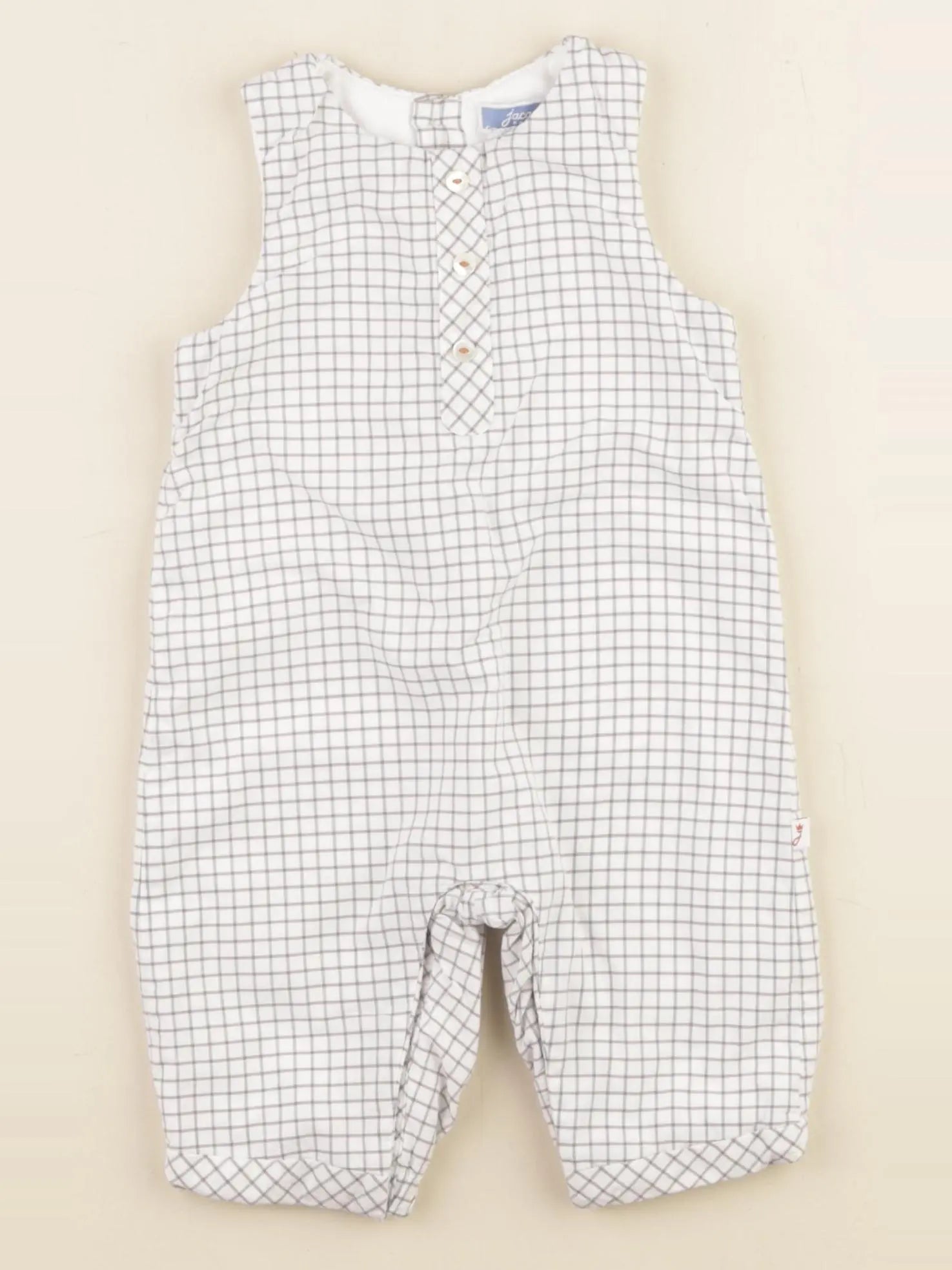 Jacadi - combinaison blanc, bleu - 3 mois