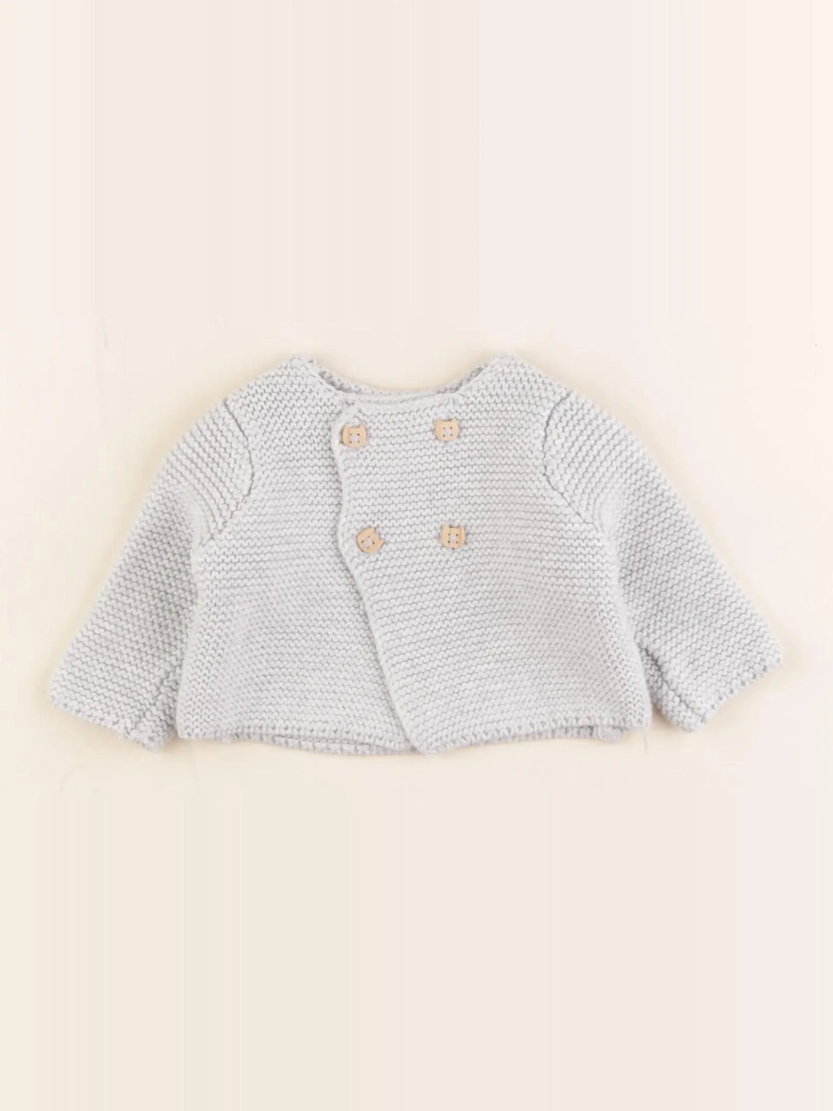 Tape à l'oeil - gilet gris - 1 mois