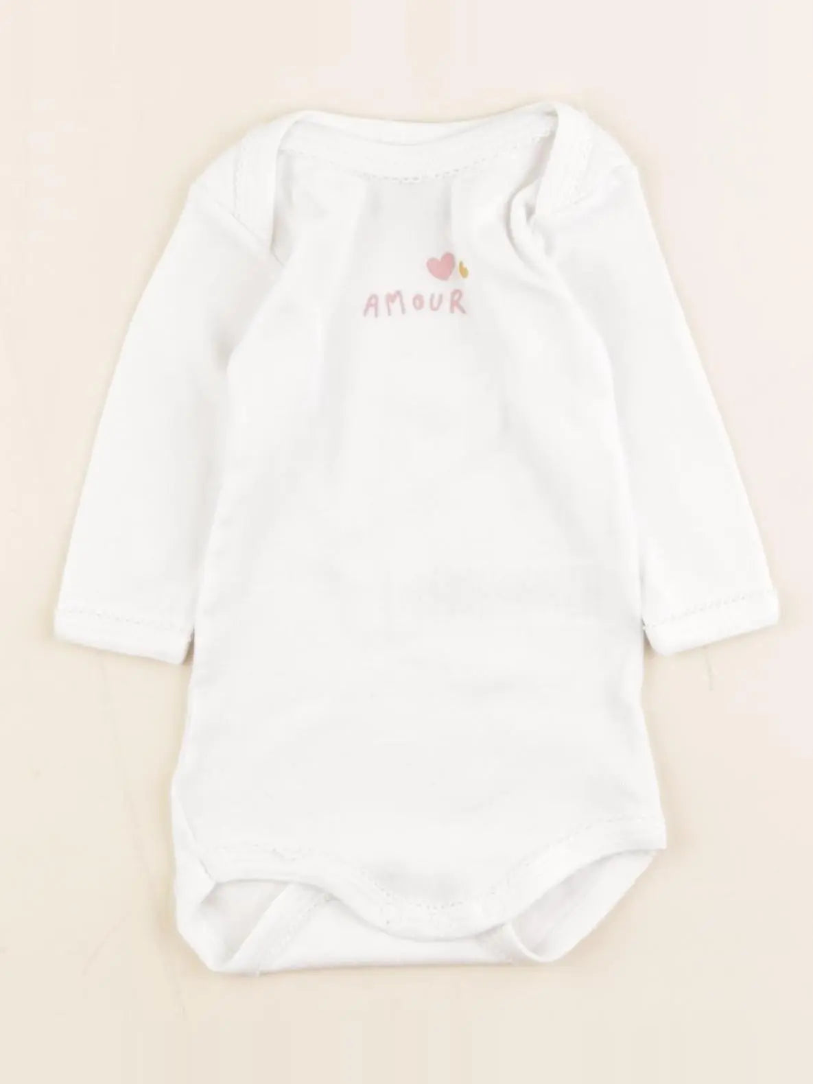 Petit Bateau - body blanc - 3 mois
