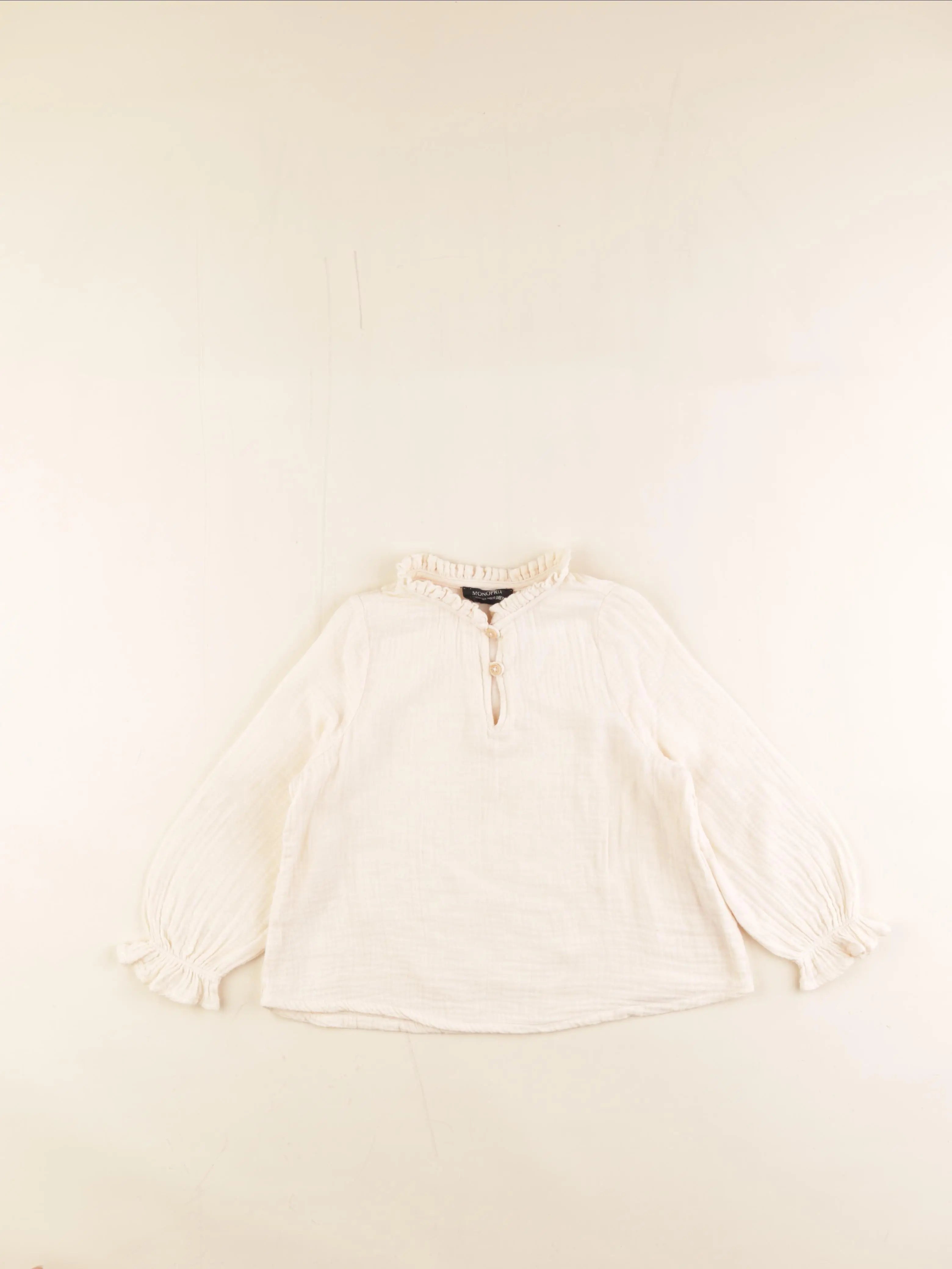 Monoprix - blouse beige - 3 ans