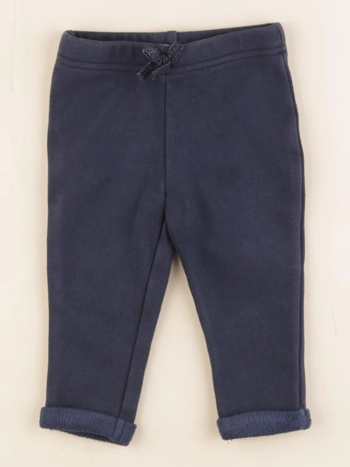 Tape à l'oeil - legging doublé bleu, argent - 9 mois