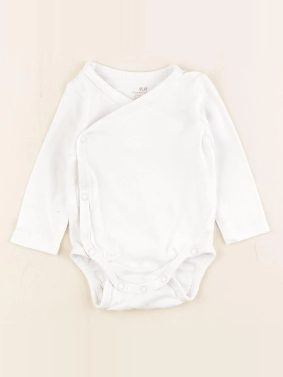 H&M - body blanc - 2/4 mois