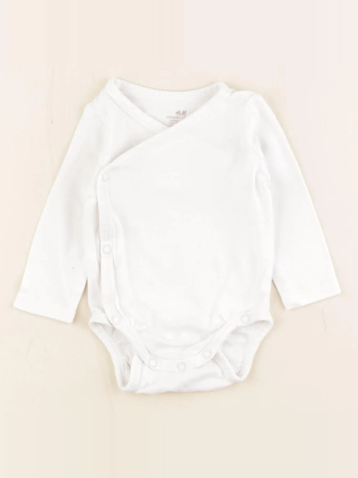 H&M - body blanc - 2/4 mois