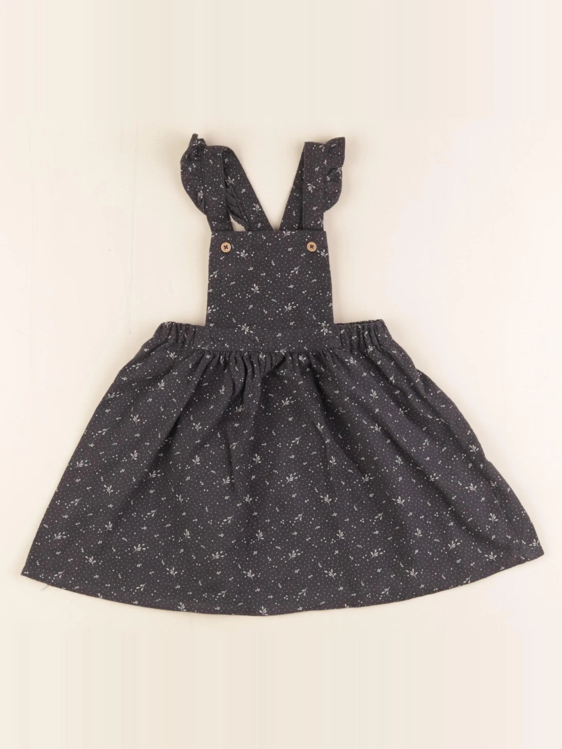 Vertbaudet - robe taupe - 18 mois