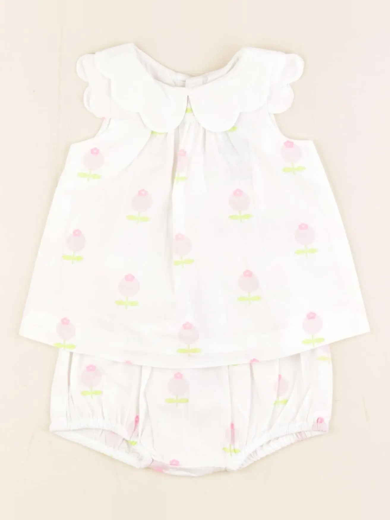 Jacadi - ensemble blanc - 3 mois