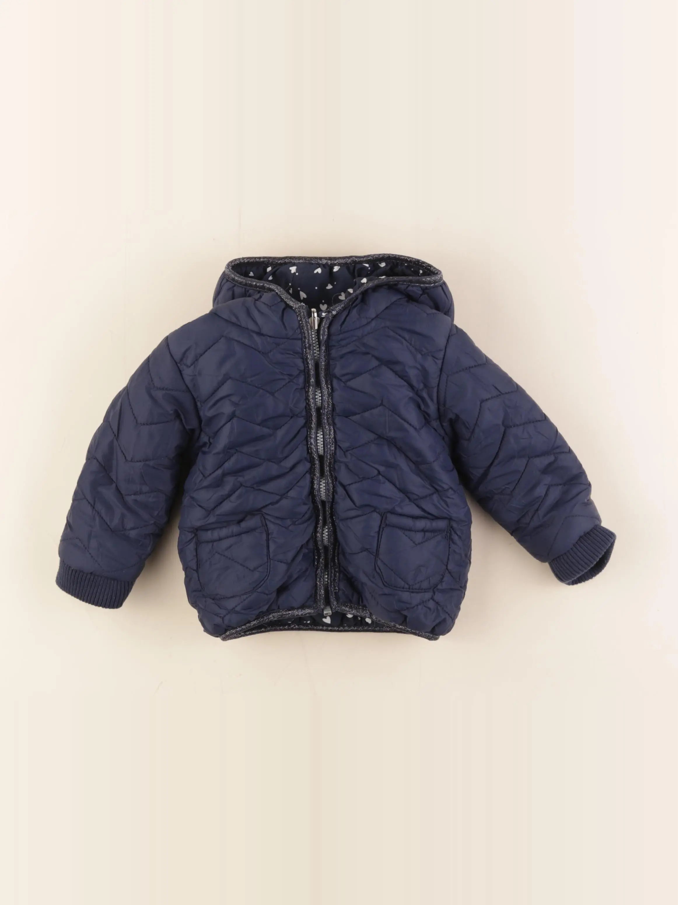 Tape à l'oeil - doudoune bleu - 18 mois