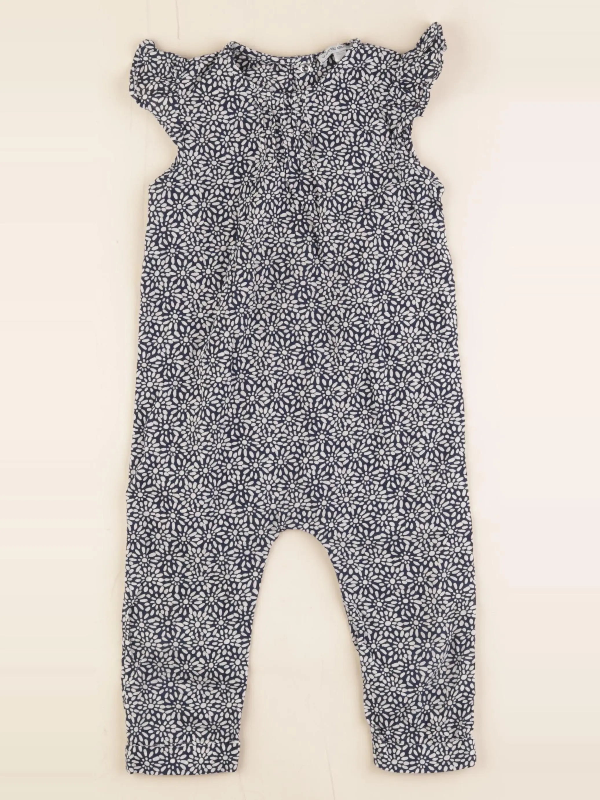 Vertbaudet - combinaison bleu - 2 ans