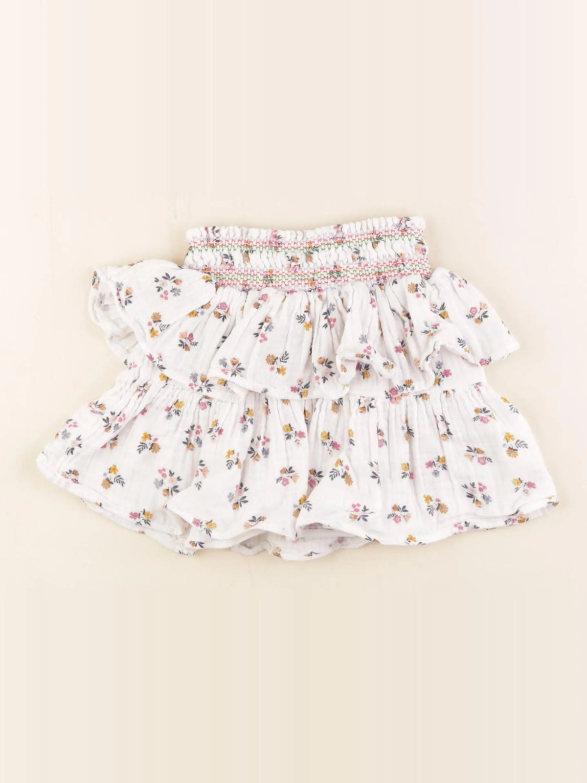 Monoprix - jupe blanc - 3 ans