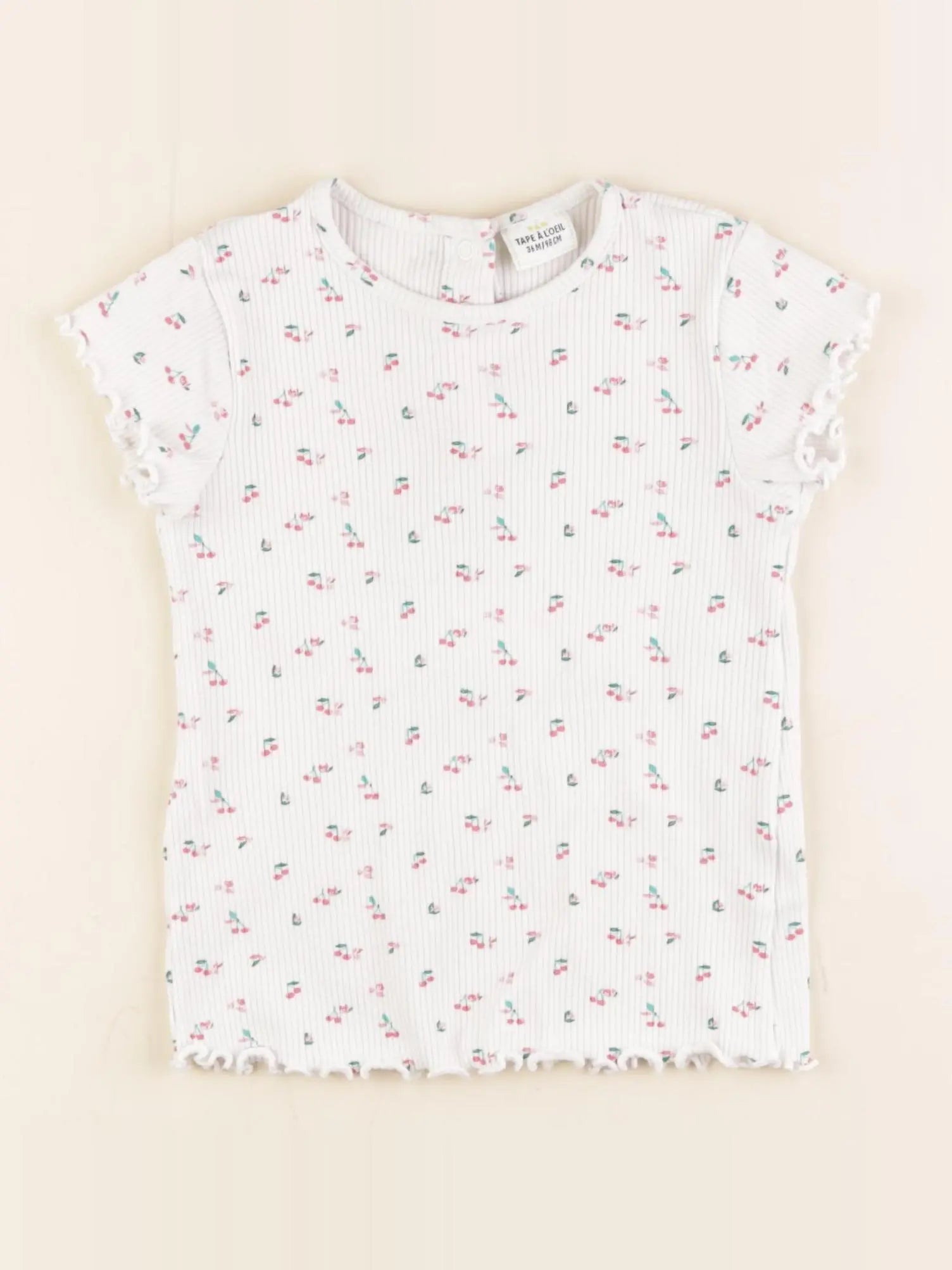 Tape à l'oeil - tee-shirt blanc - 36 mois