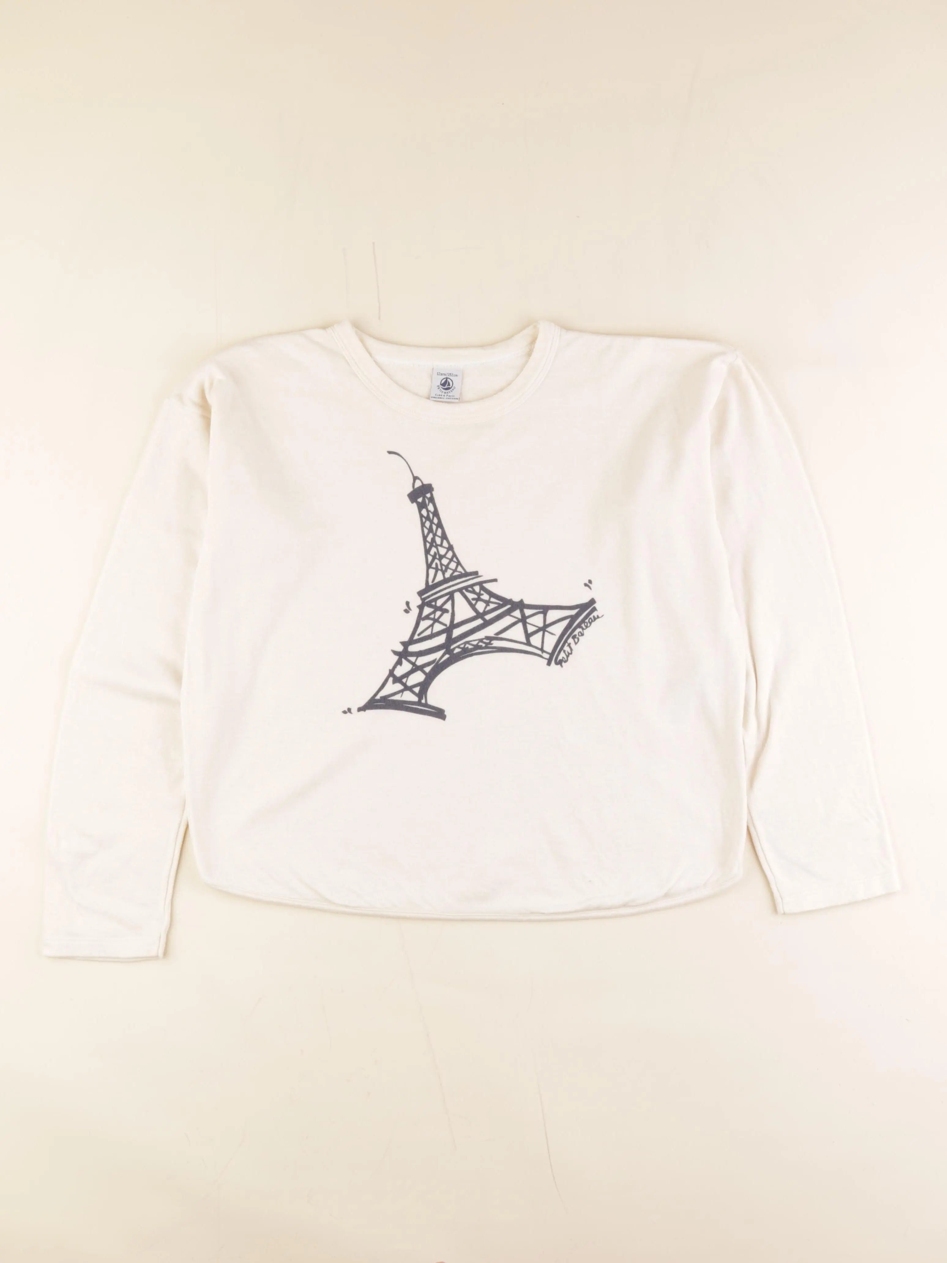 Petit Bateau - tee-shirt beige - 12 ans