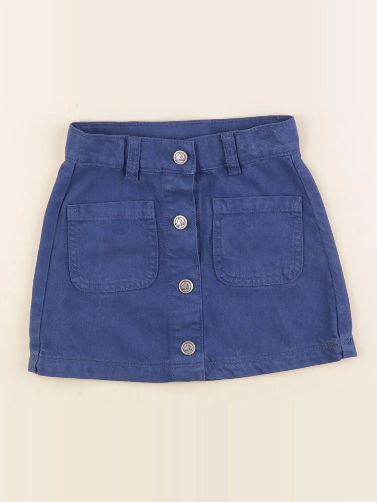 Petit Bateau - jupe bleu - 4 ans
